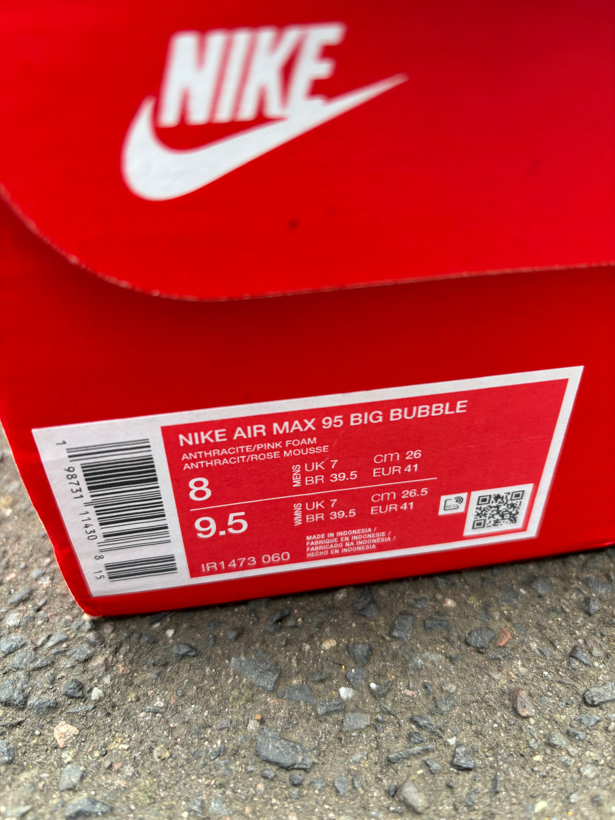 Nike Air Max 95 ‘Pink Apple’ UK7 BN