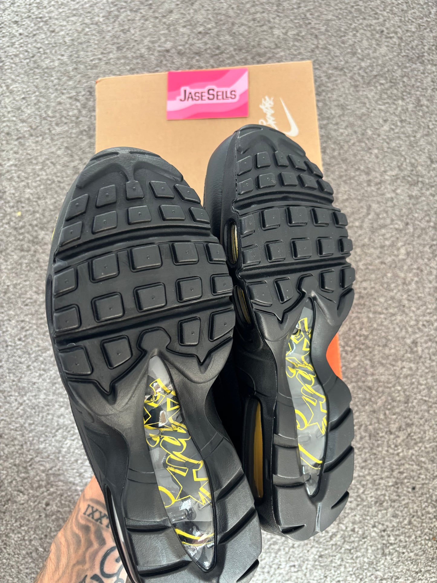 Nike Air Max 95/Corteiz 'Honey Black' UK8 BN