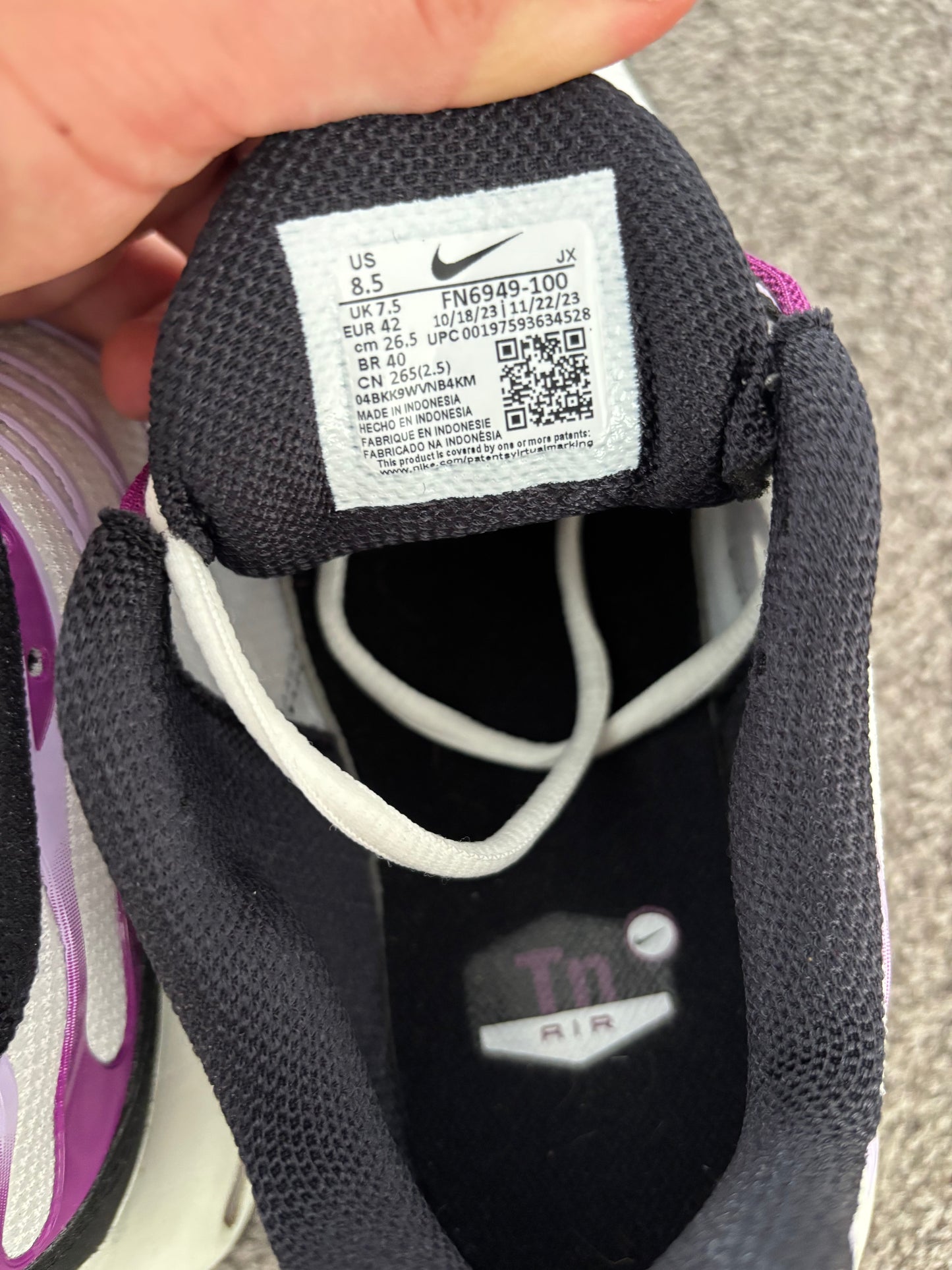 Nike Air Max Plus 'Lilac Bloom' UK7.5