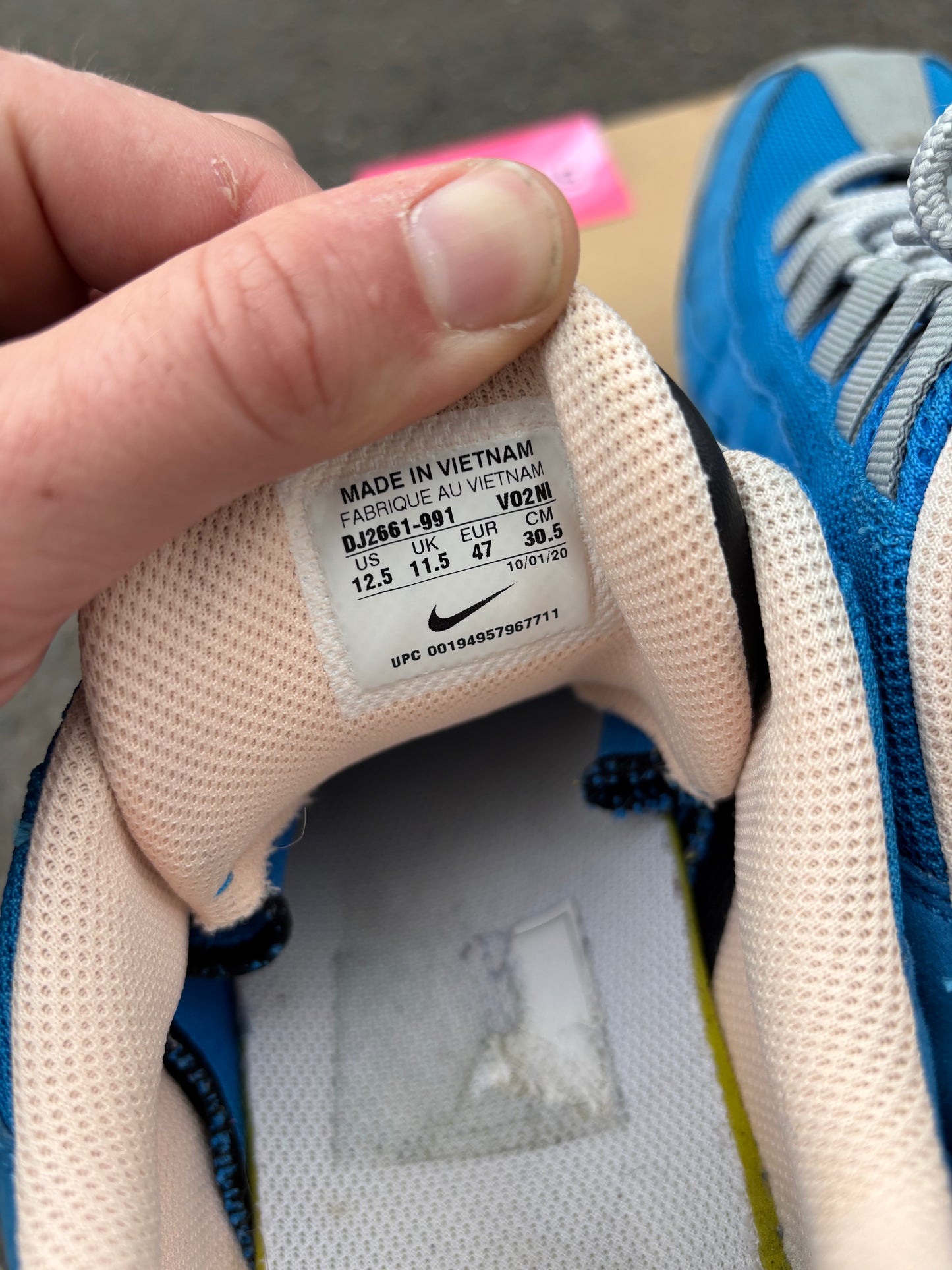 Nike Air Max 95 ID 'Blue/Grey' UK11.5 (2020)