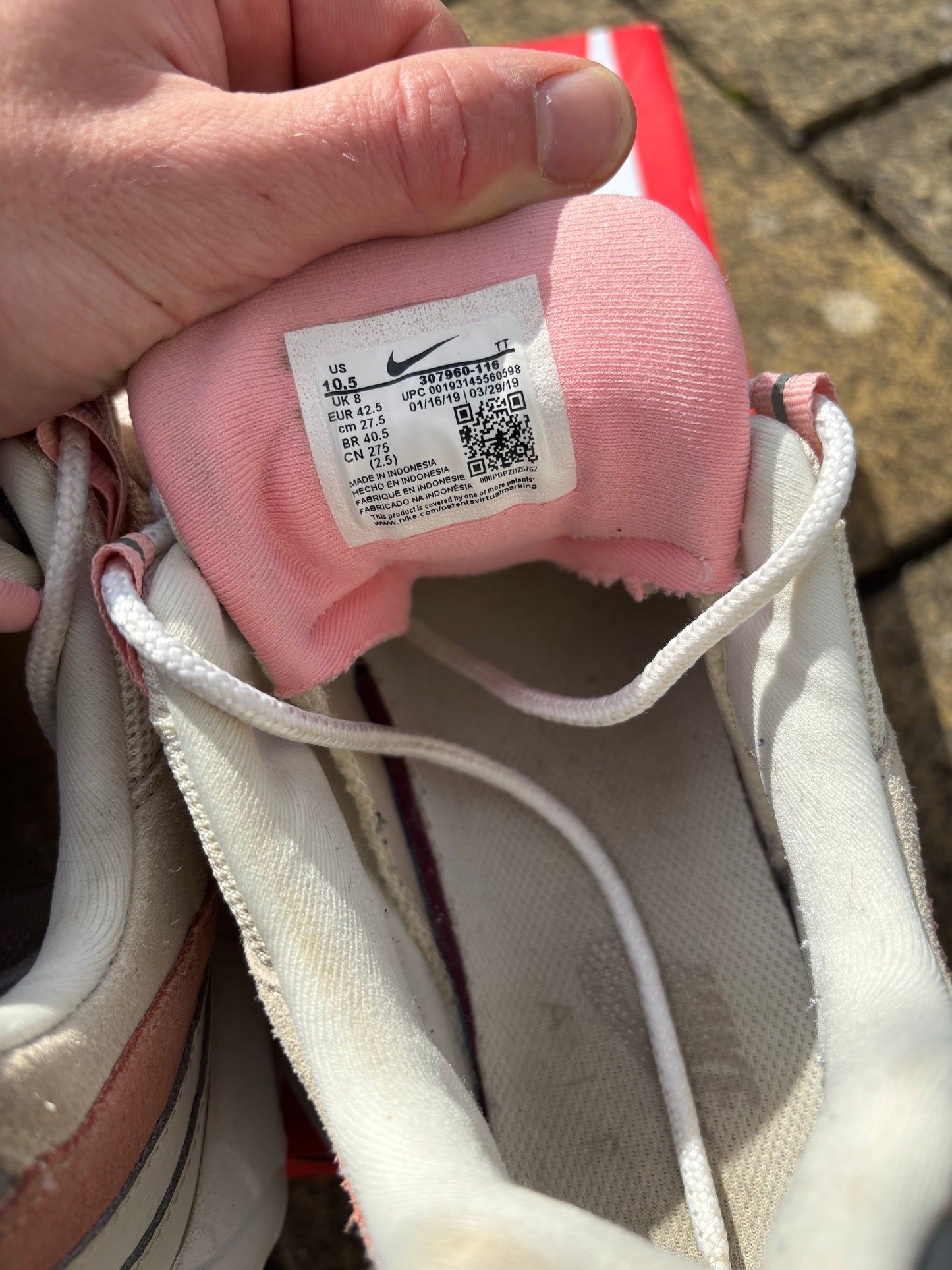 Nike Air Max 95 'Bleached Coral' UK8