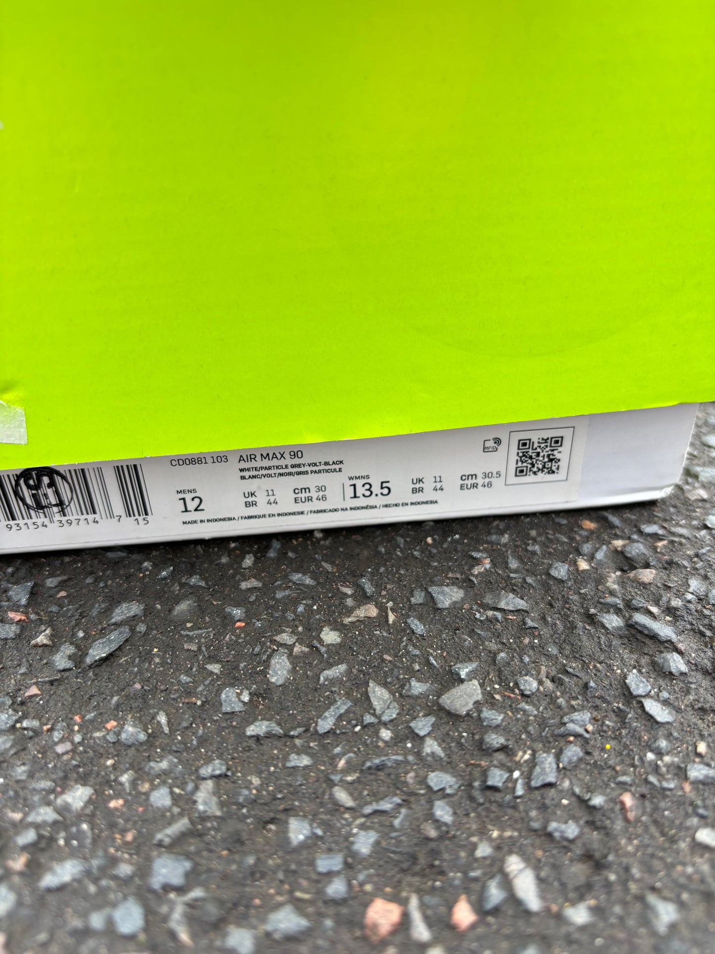 Nike Air Max 90 'Volt' UK11 (2020)