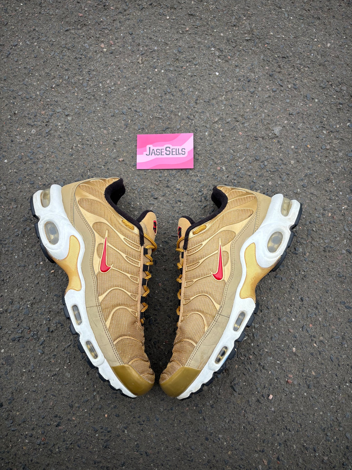 Nike Air Max Plus 'Metallic Gold' UK8.5