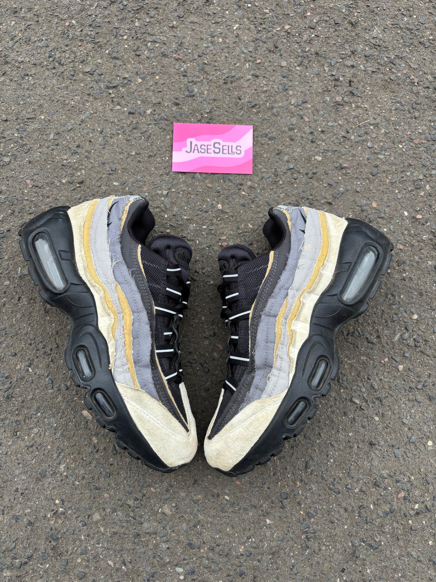 Nike Air Max 95 / CDG 'Black/Grey' UK4.5