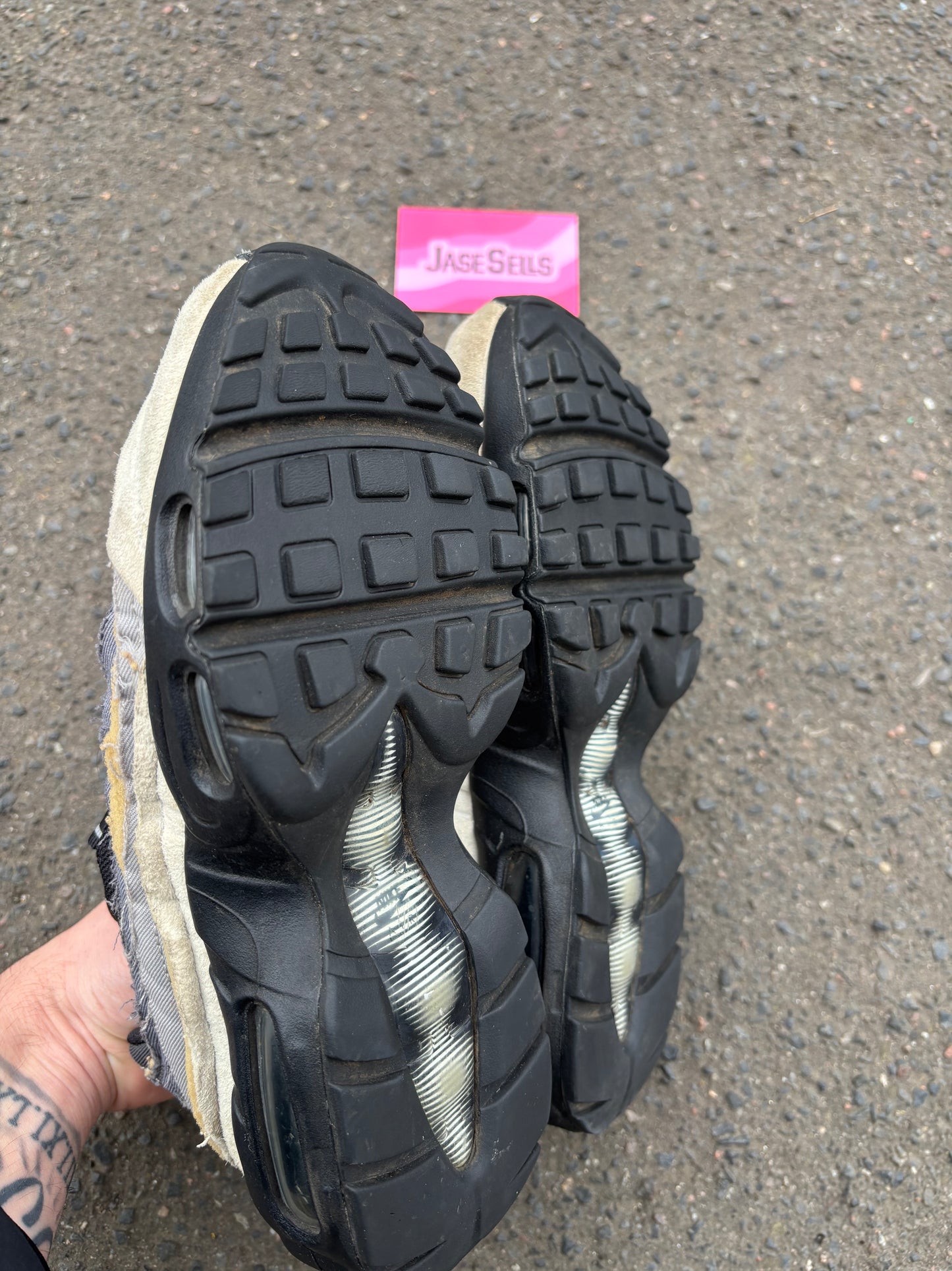 Nike Air Max 95 / CDG 'Black/Grey' UK4.5