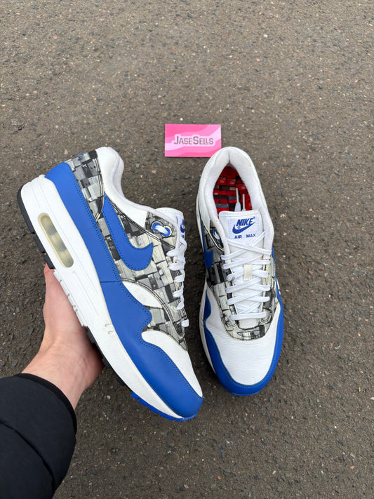 Nike Air Max 1 'ATMOS Royal Blue' UK9.5