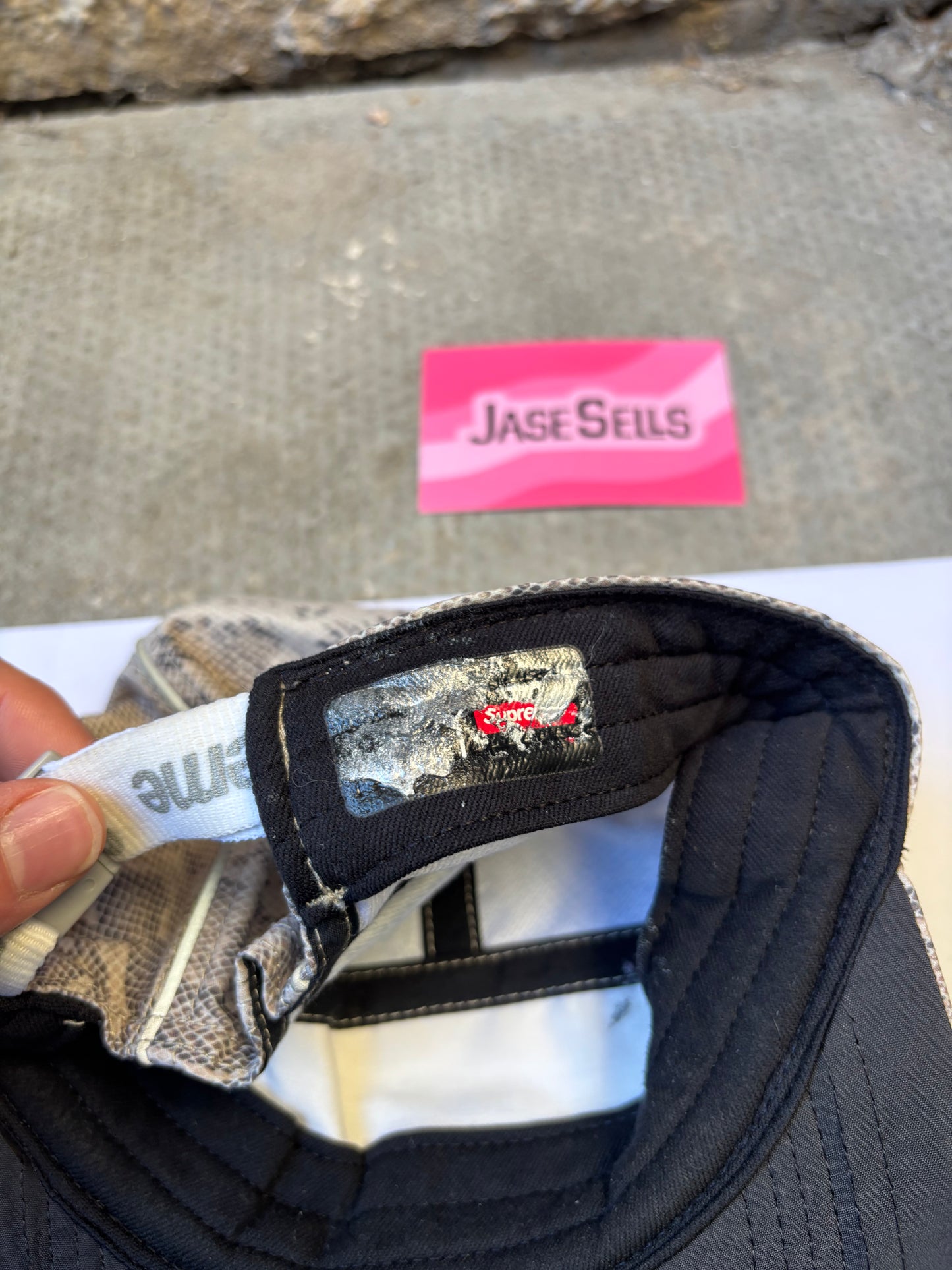 Nike Air Max AW84 Supreme Cap 'Snakeskin' SS18