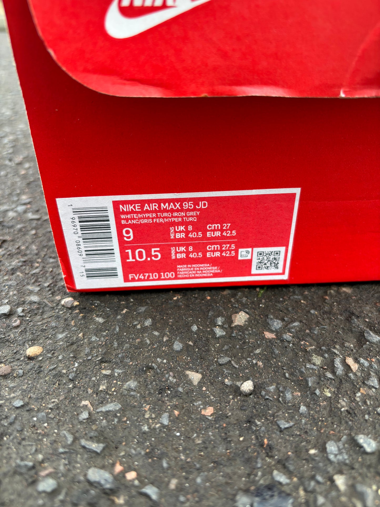 Nike Air Max 95 'Hyper Turquoise' UK8