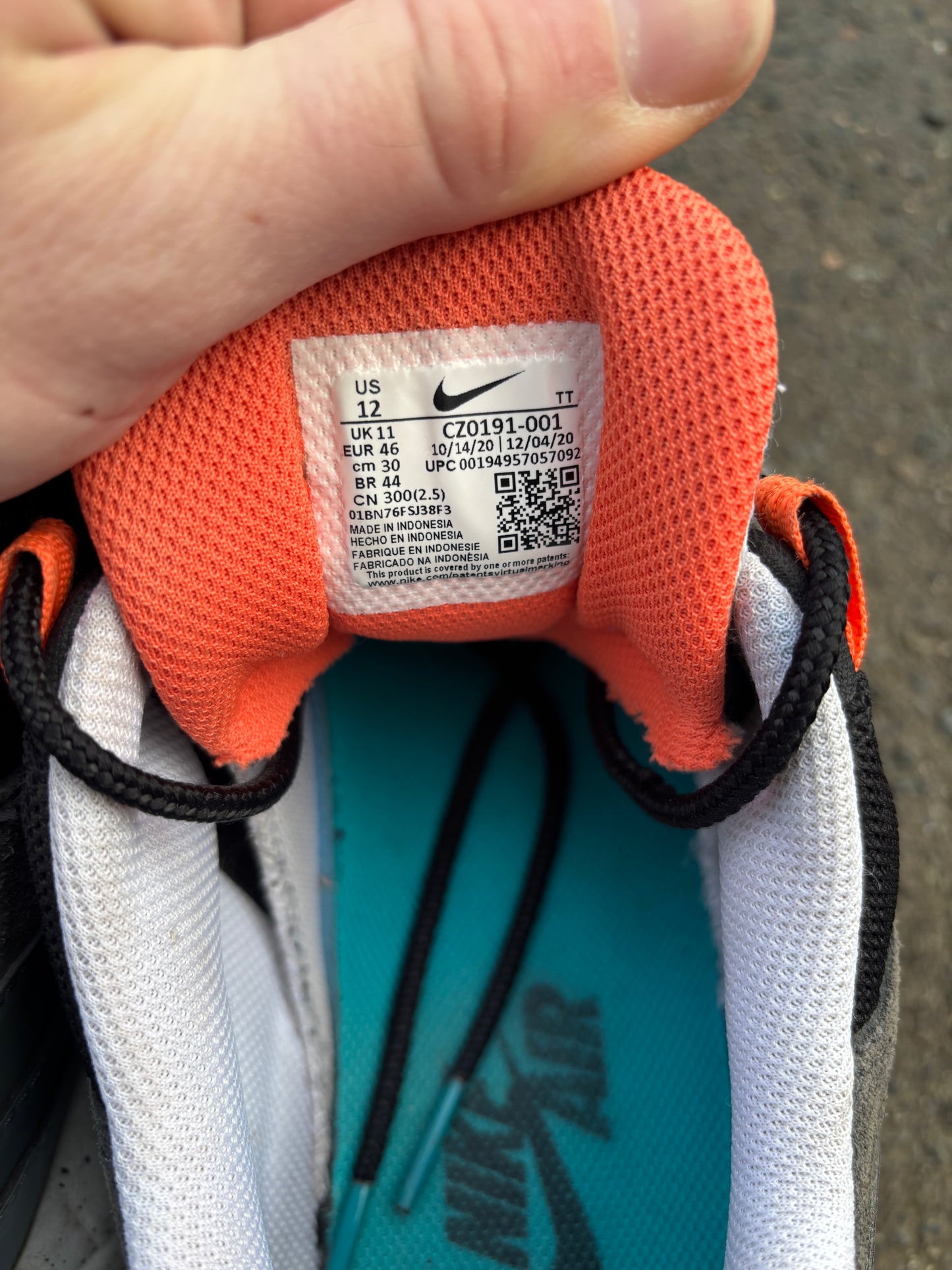 Nike Air Max 95 'Aquamarine' UK11