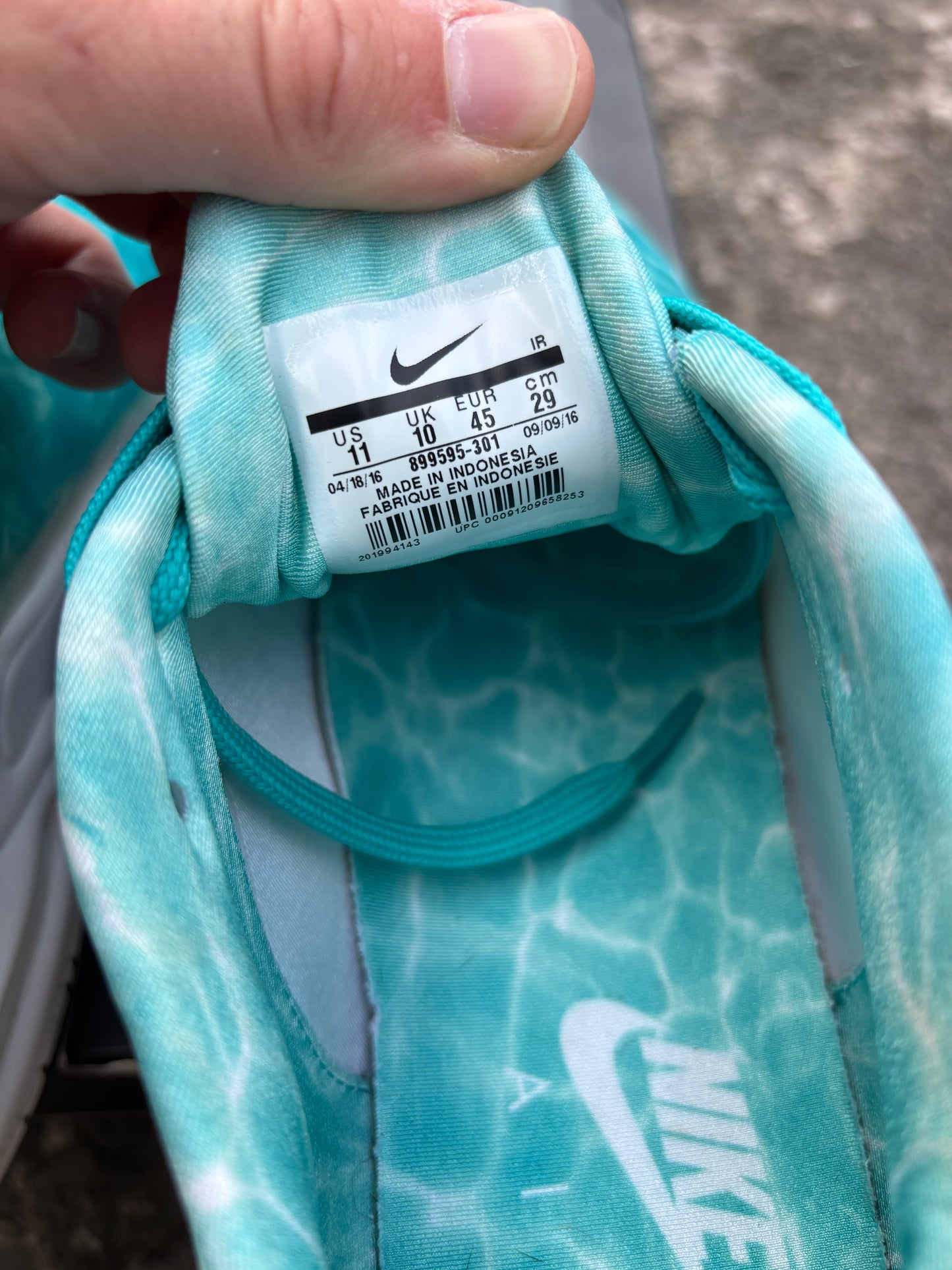 Nike Air Max Plus 'Water Pool/Turbo Green' UK10