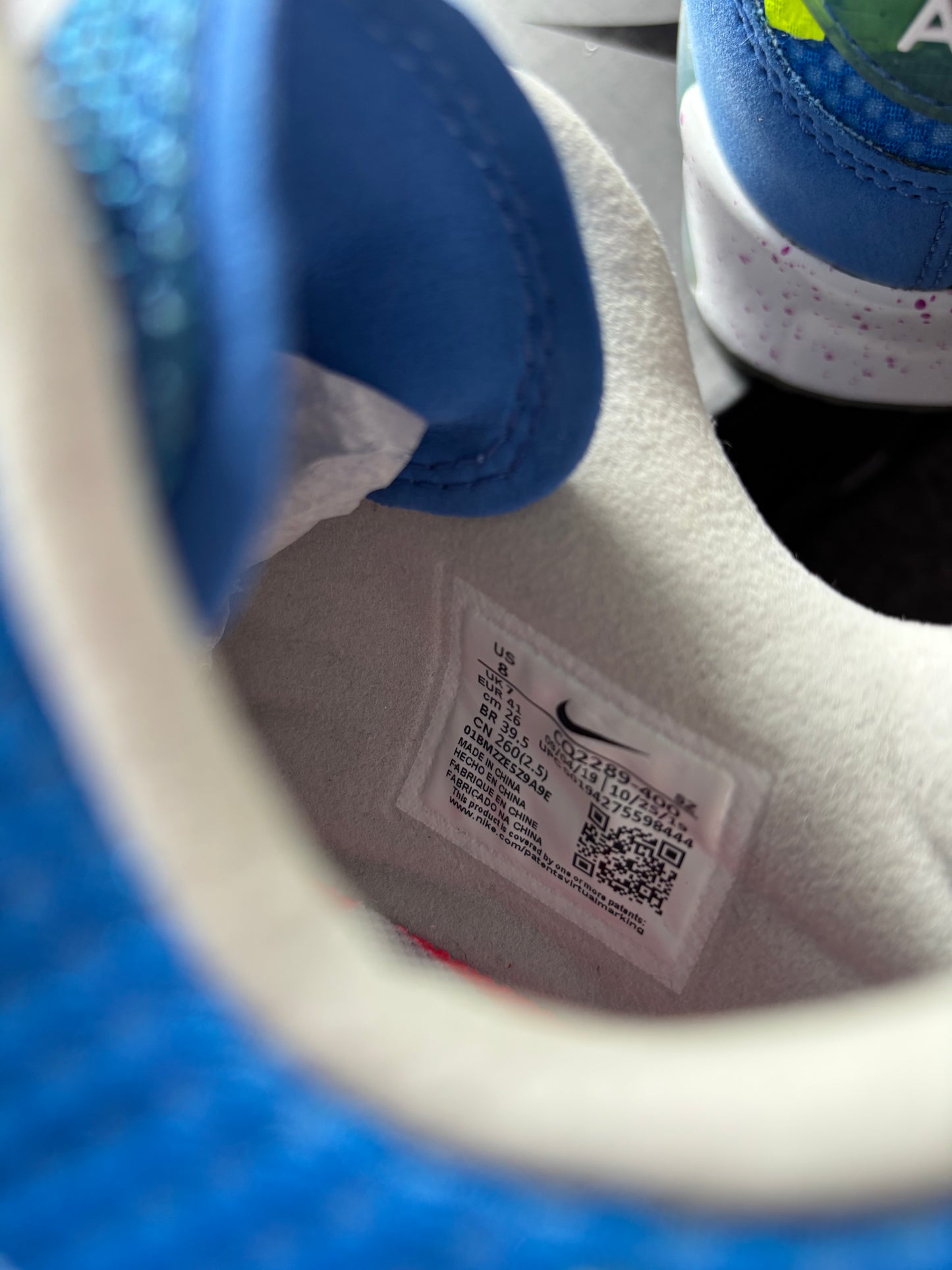 Nike Air Max 90 '20 Undefeated Blue' UK7