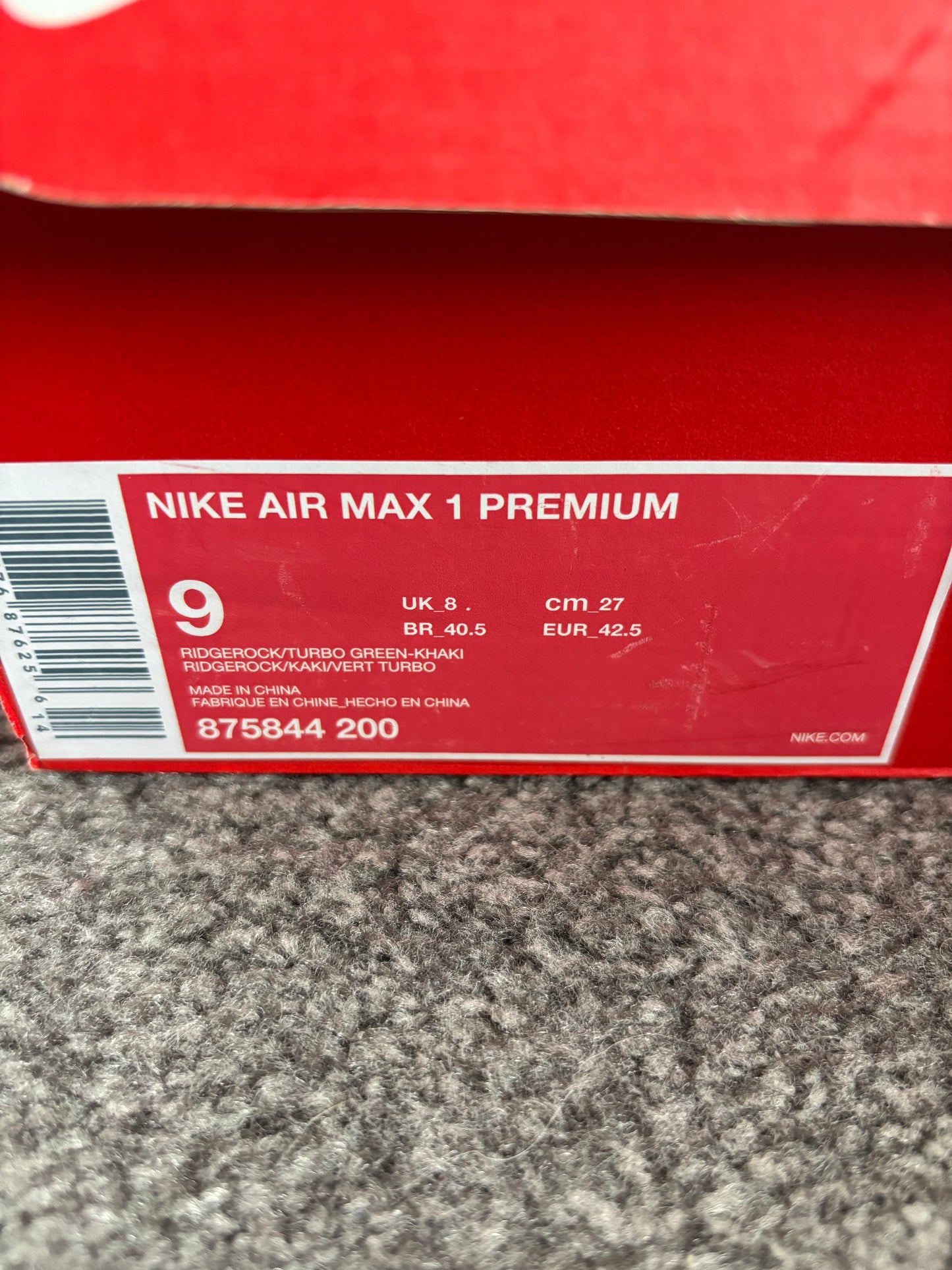 Nike Air Max 1 'Ridgerock' UK8