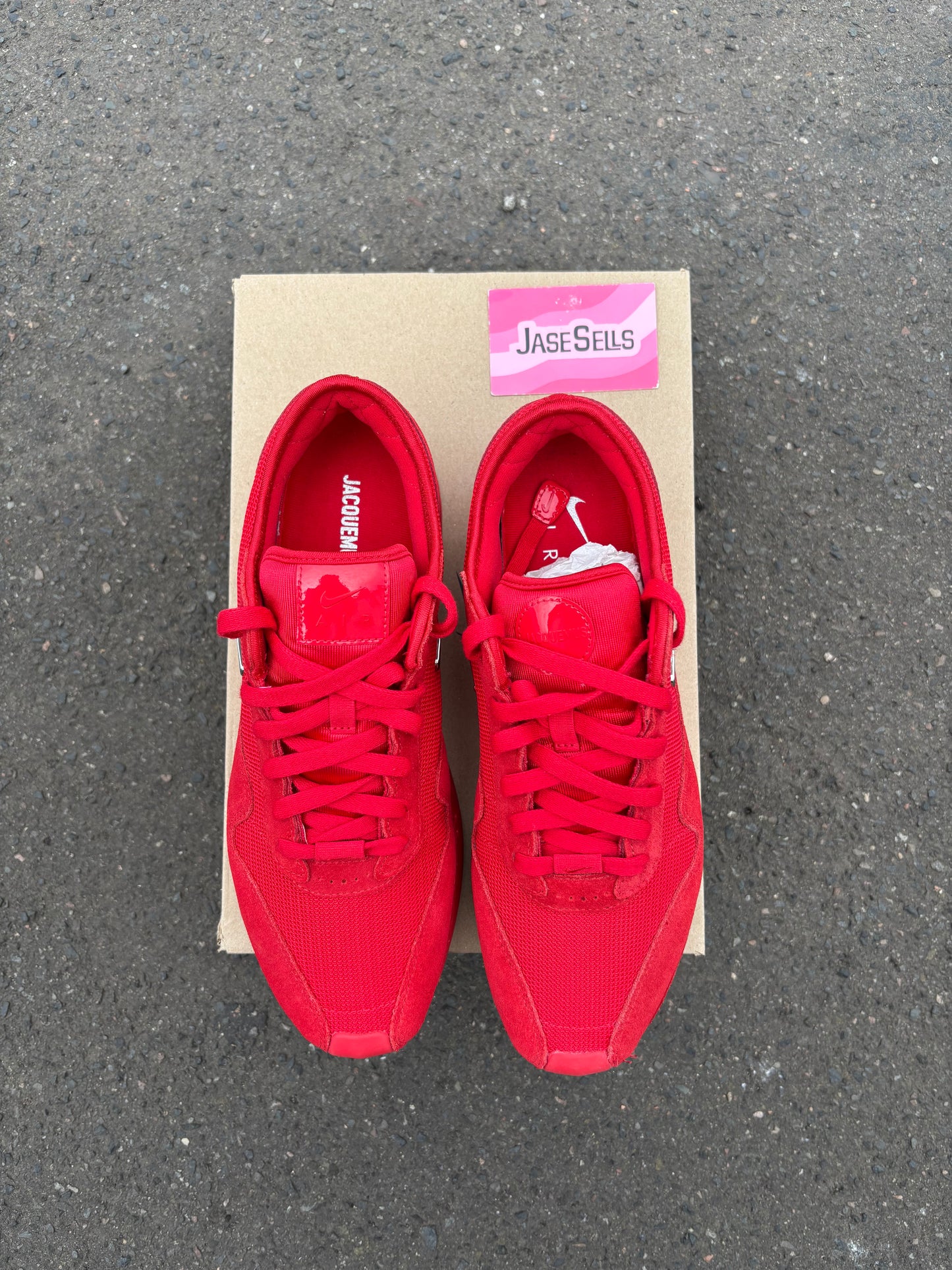 Nike Air Max 1/Jacquemus 'Mystic Red' UK9W