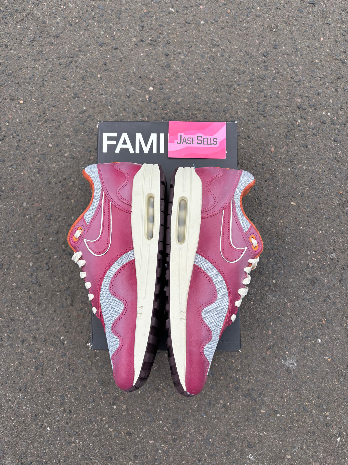 Nike Air Max 1/Patta waves ‘maroon’ UK8