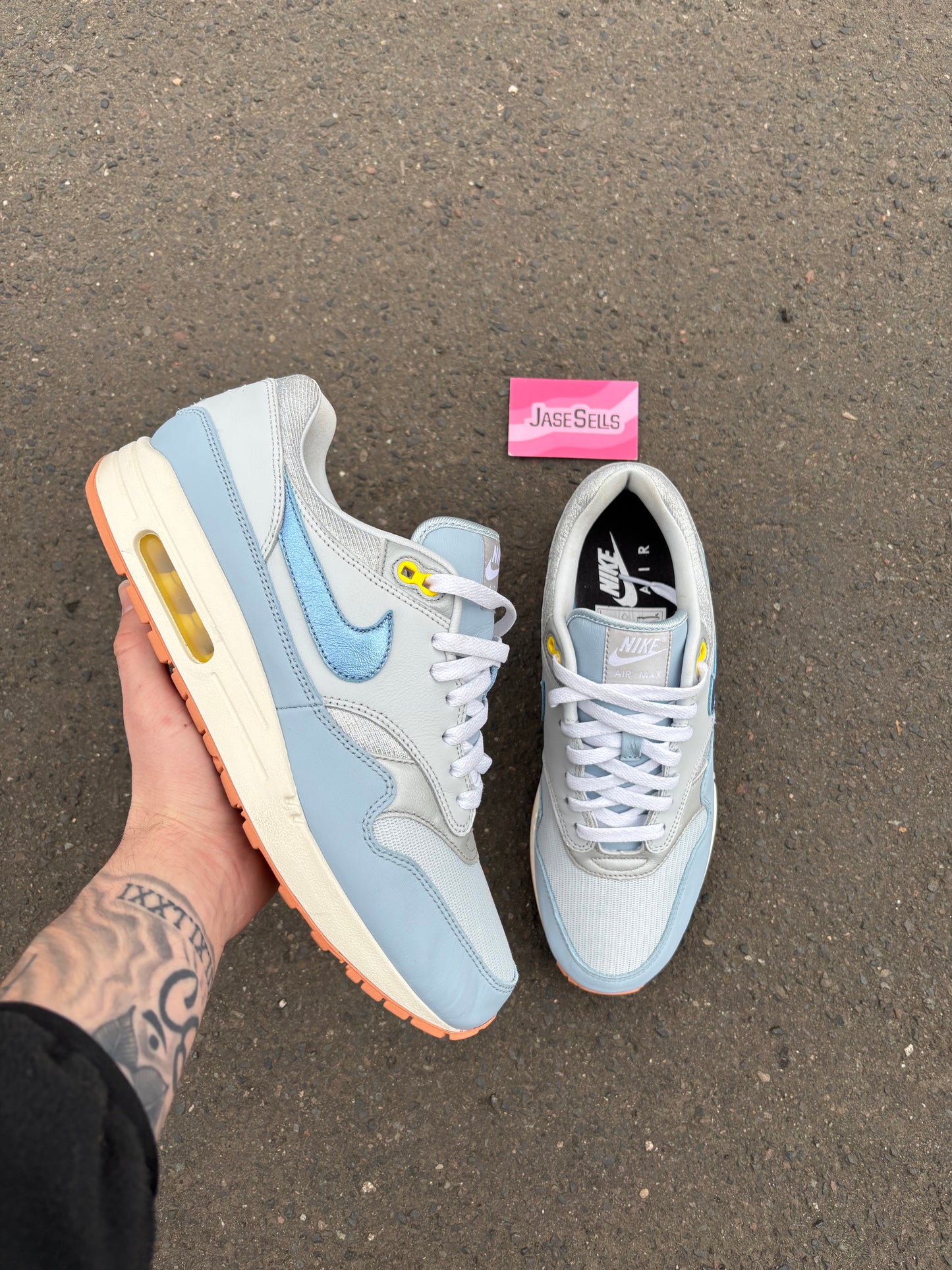 Nike Air Max 1 NBY ‘Baby Blue/Silver’ UK9.5 (2025)
