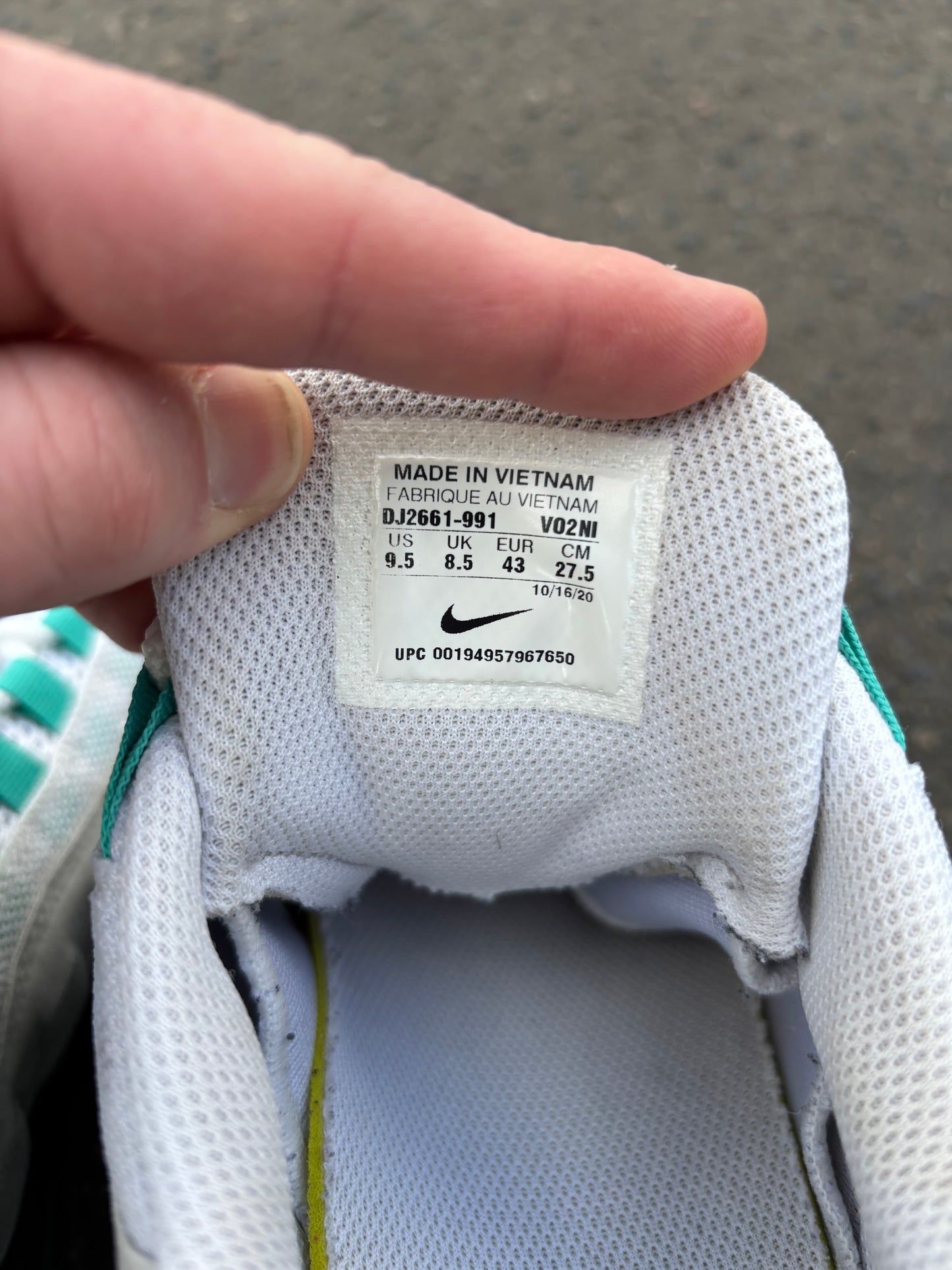 Nike Air Max 95 NBY ‘Jade Gradient’ UK8.5 (2020)