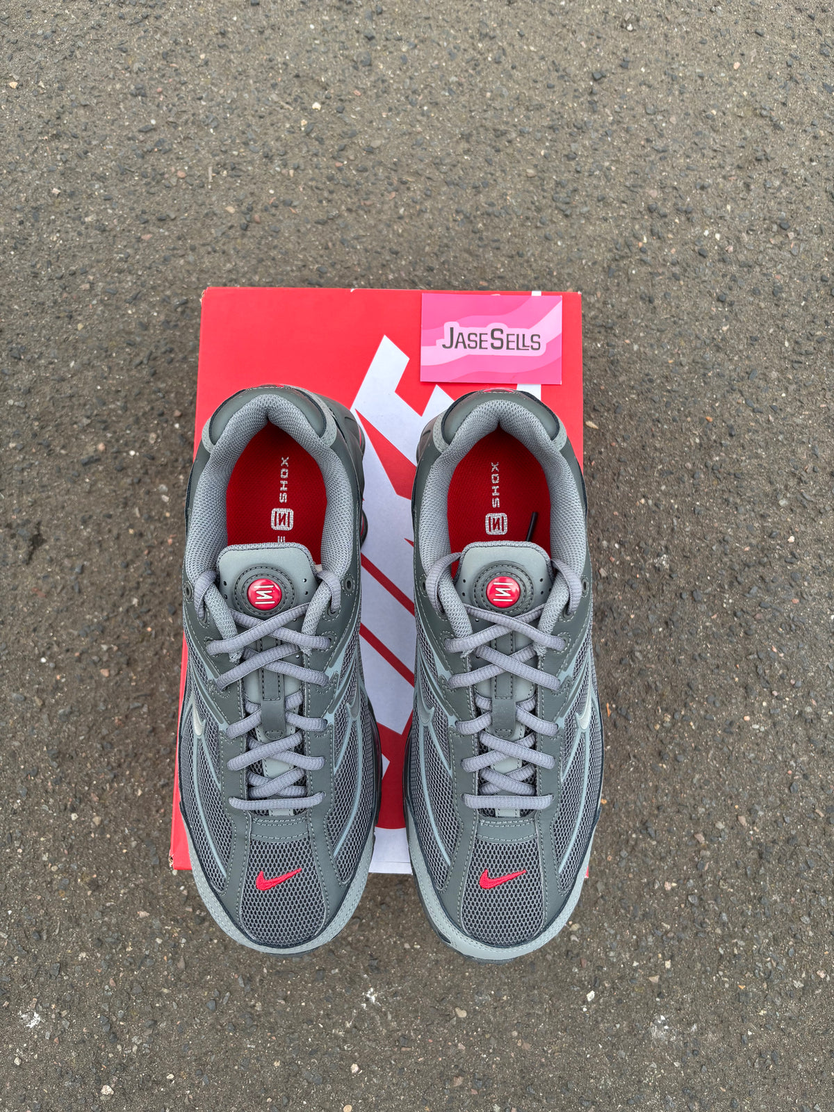 Nike Shox Ride 2 ‘Smoke Grey/Red’ UK8 BN