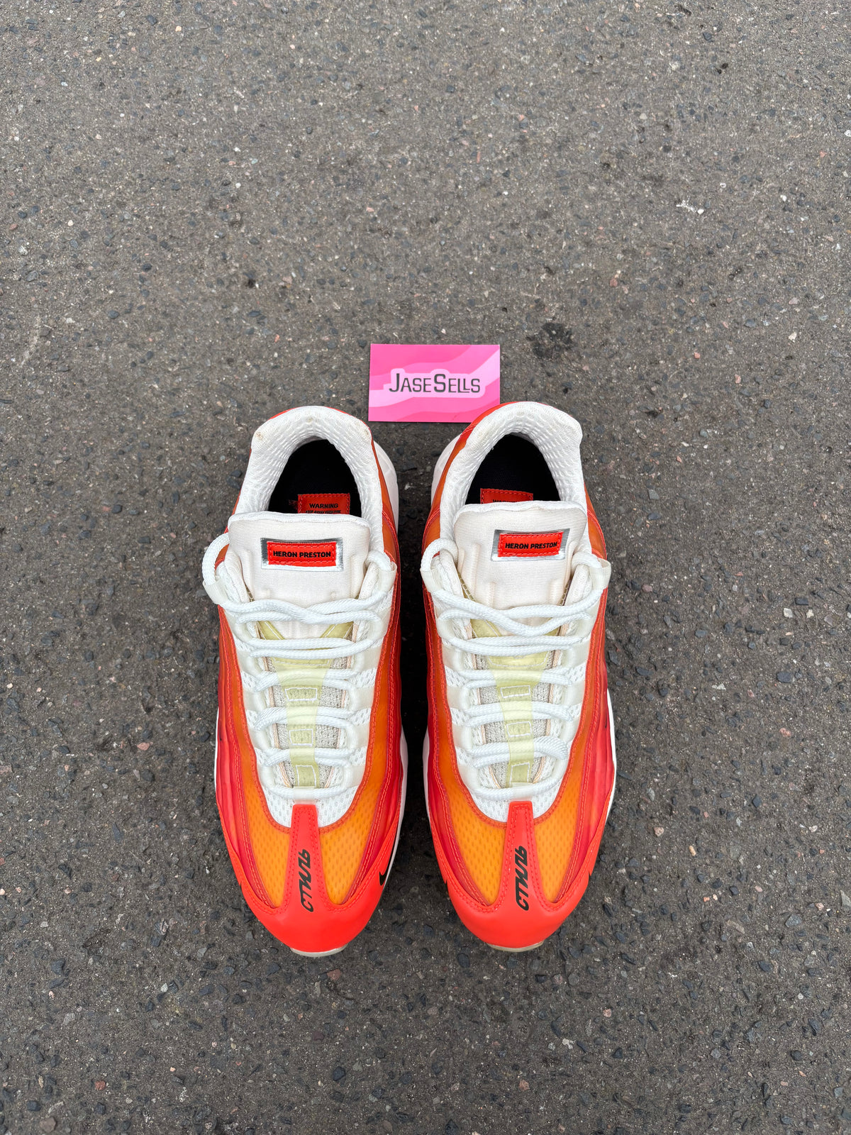 Nike Air Max 95 /Heron Preston ID ‘Orange/white’ UK7.5 (2019)
