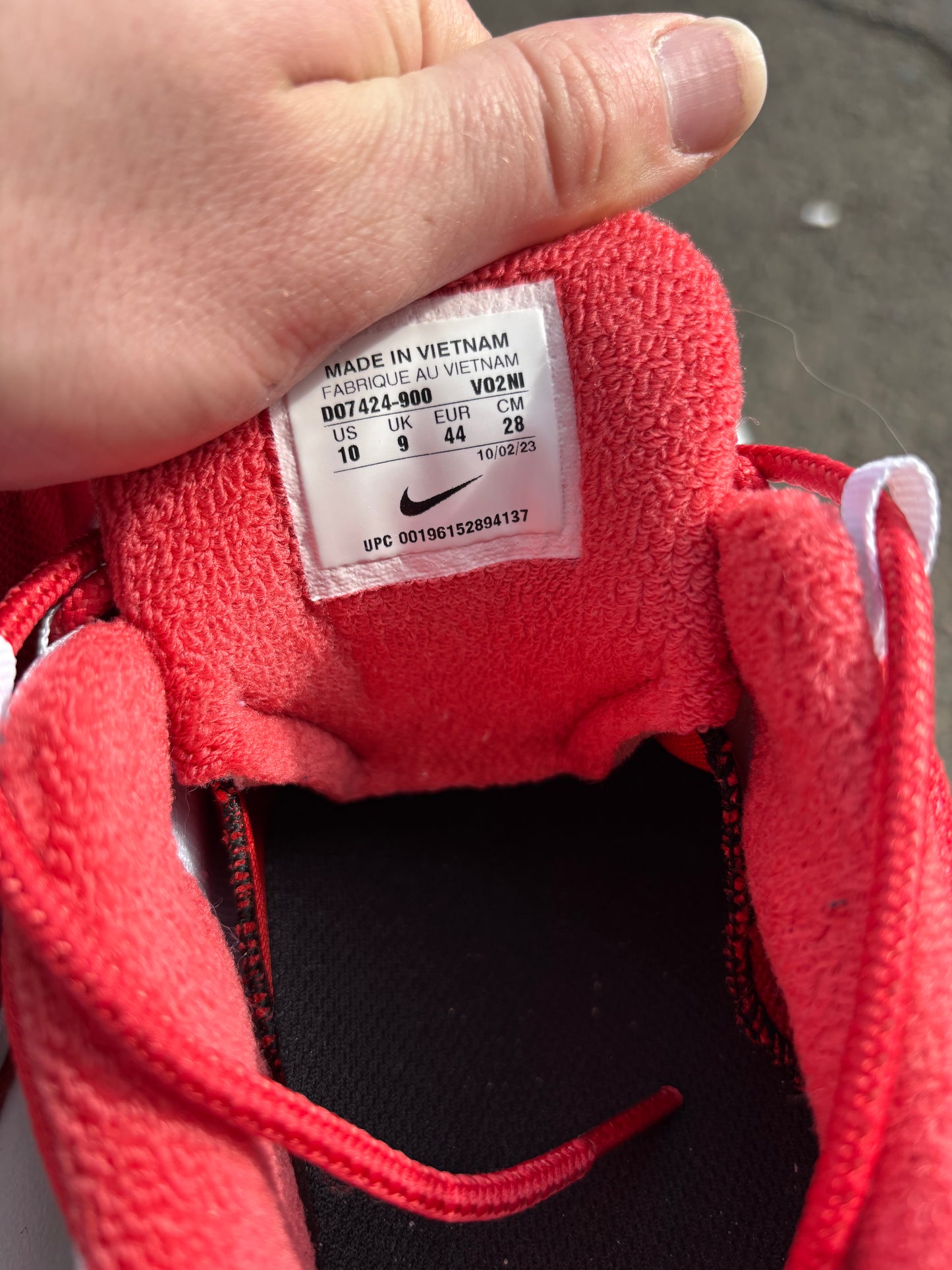 Nike Air Max 95 NBY ‘Red/White’ UK9 (2023) BN
