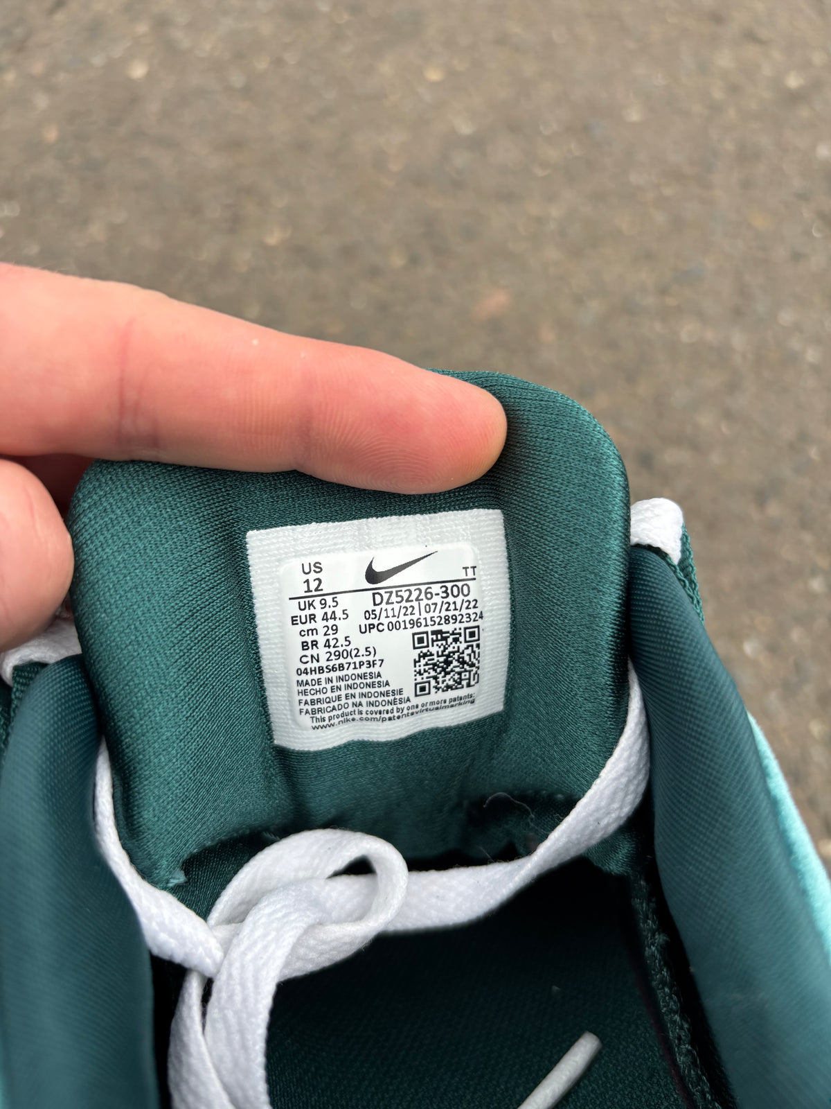Nike Air Max 95 ‘Velvet Green’ UK9.5