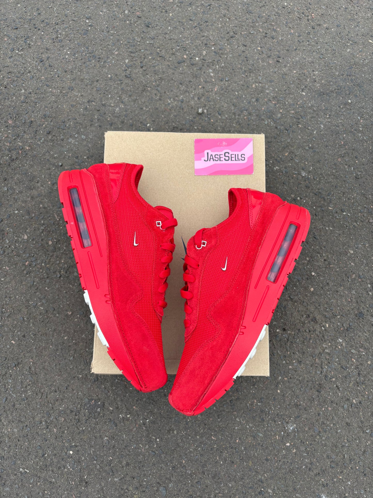 Nike Air Max 1/Jacquemus 'Mystic Red' UK9W