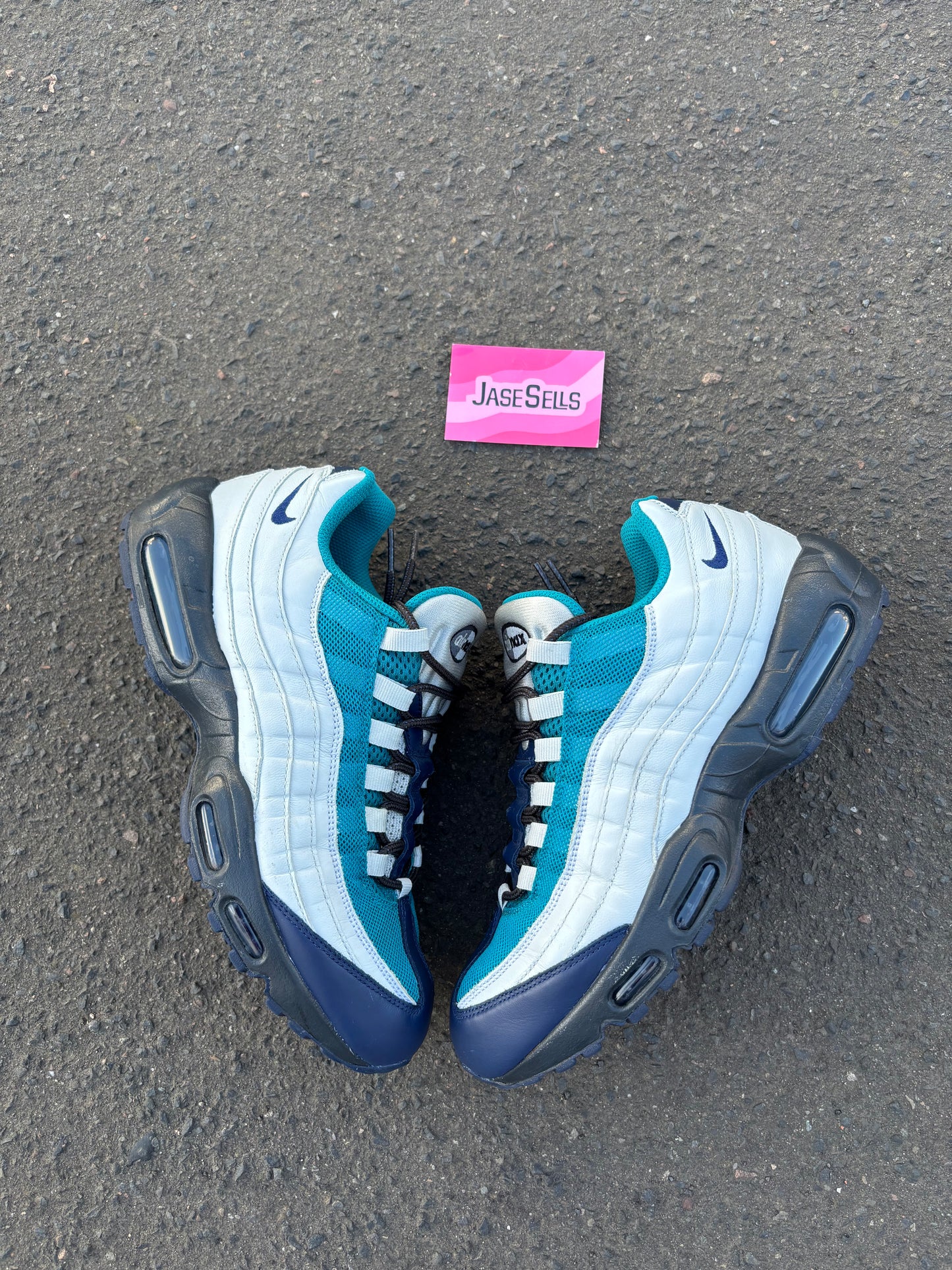 Nike Air Max 95 NBY ‘White/Teal/Navy’ UK9 (2024)