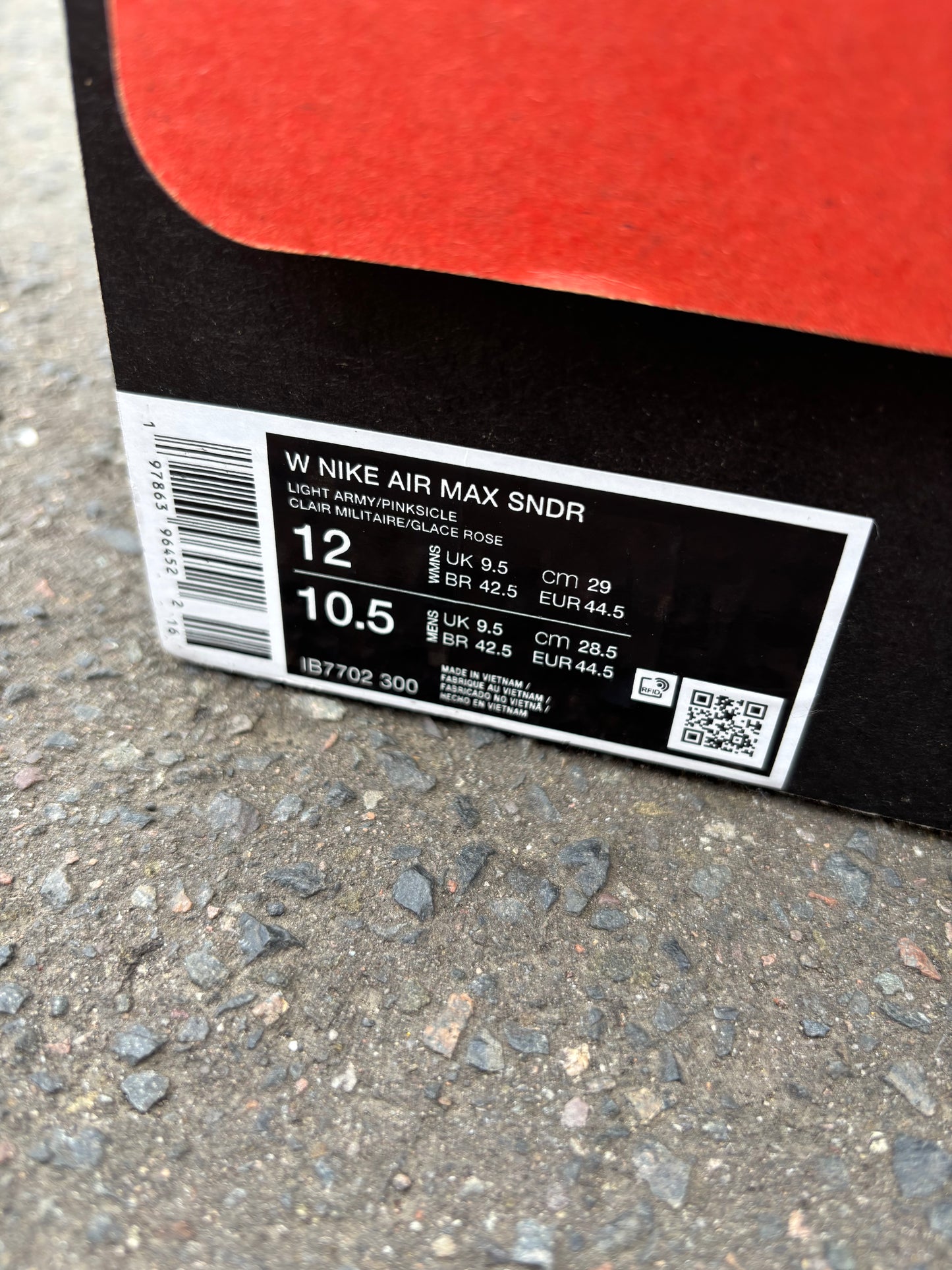 Nike Air Max SNDR ‘Pinksicle’ UK9.5 BN