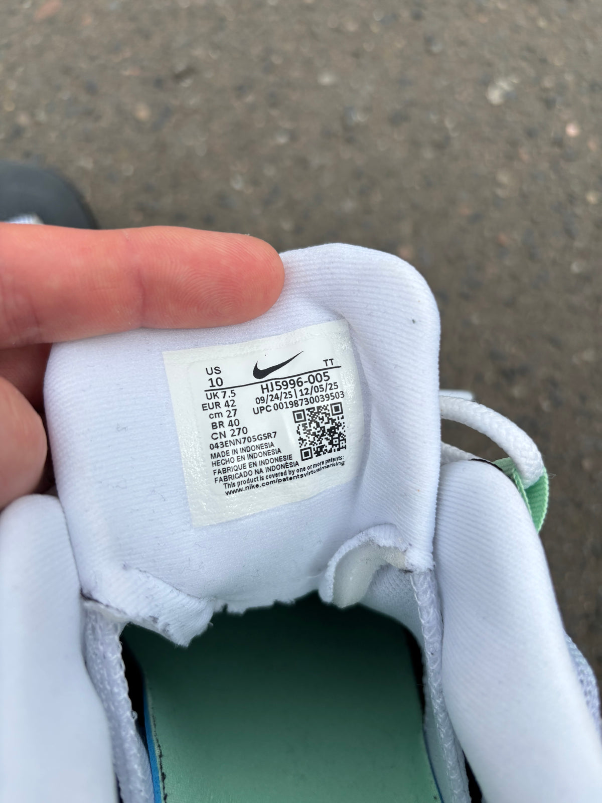 Nike Air Max 95 ‘Fresh Mint’ UK7.5 (2025)