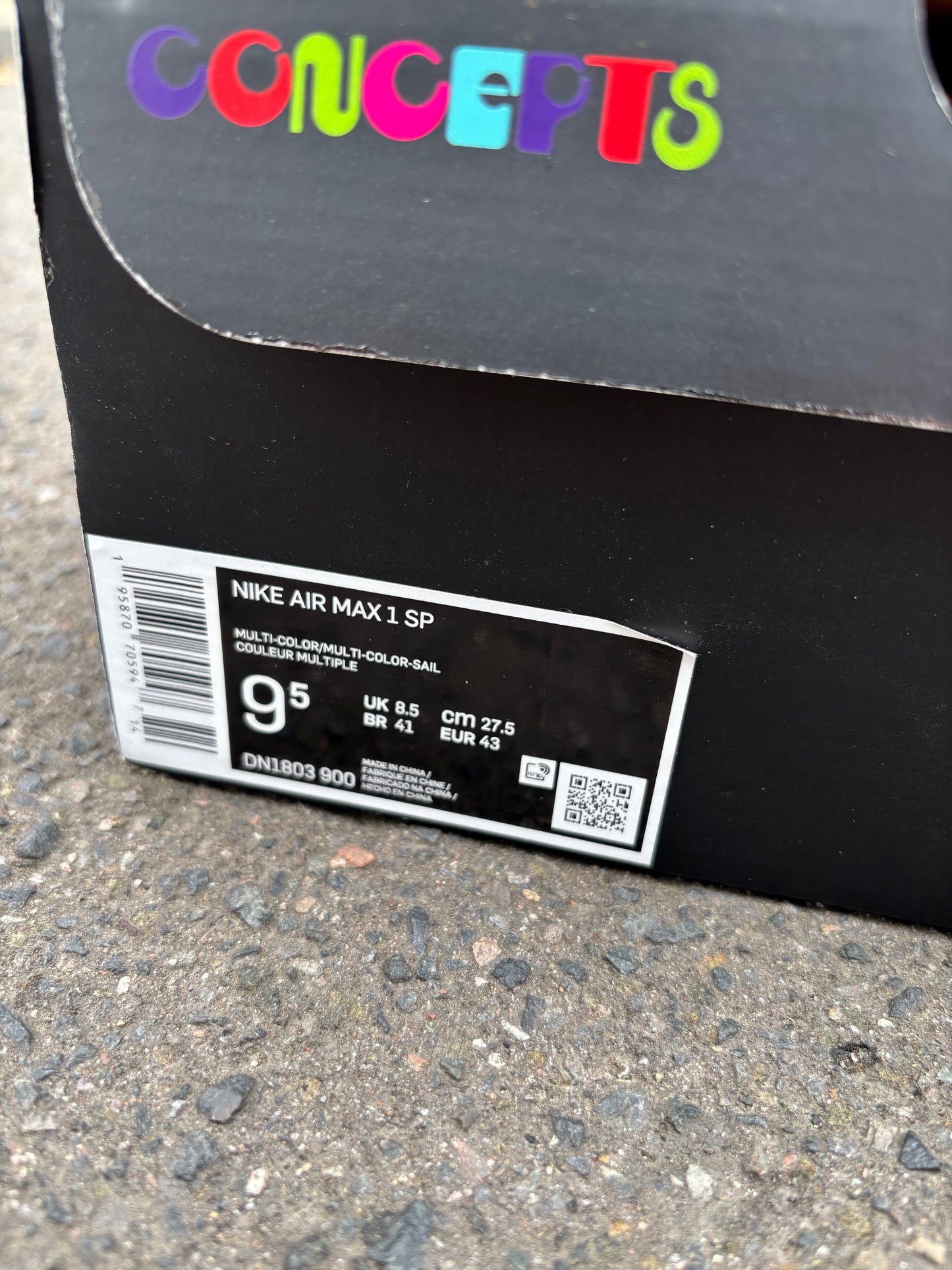 Nike Air Max 1 Concepts ‘Heavy’ UK8.5