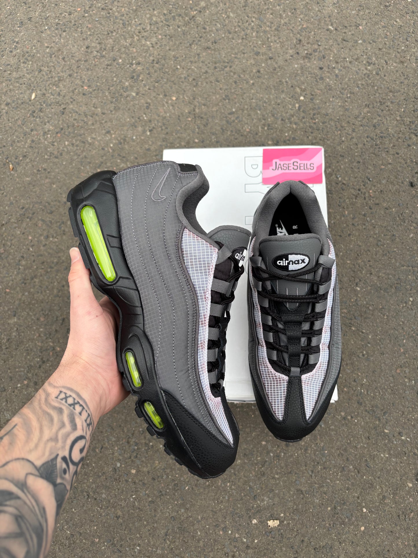 Nike Air Max 95 NBY 3M ‘Grey/Black/Neon’ UK11 (2021) BN
