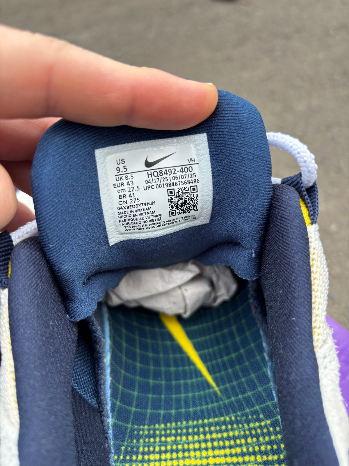 Nike Air Max 95 SB Eric Koston ‘Obsidian/Speedy Yellow’ UK8.5