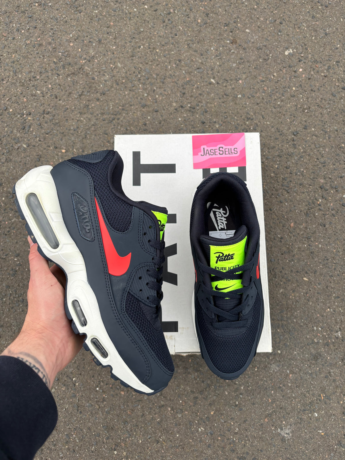 Nike Air Max 90/95 Patta ‘Obsidian’ UK8