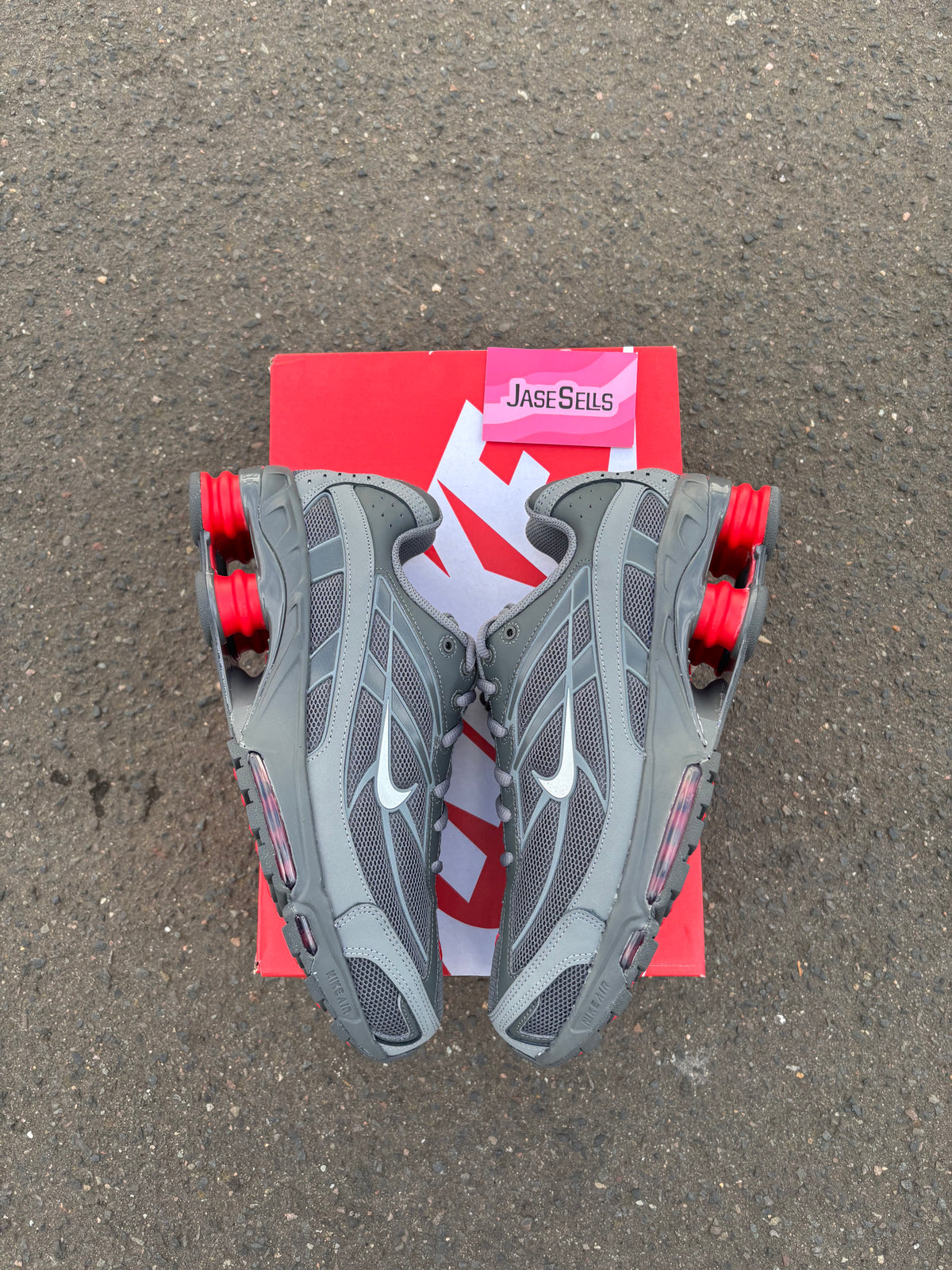 Nike Shox Ride 2 ‘Smoke Grey/Red’ UK8 BN