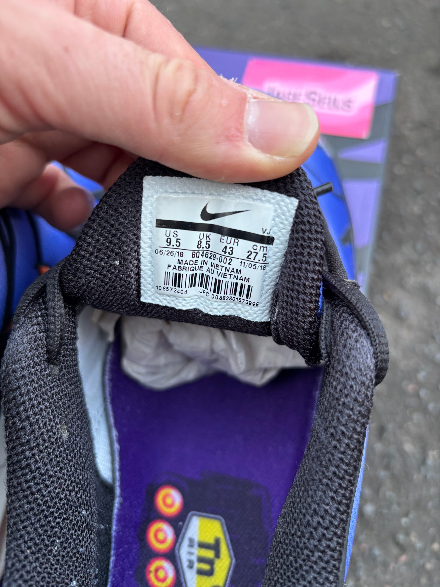 Nike Air Max Plus OG ‘Voltage Purple’ UK8.5 (2018)