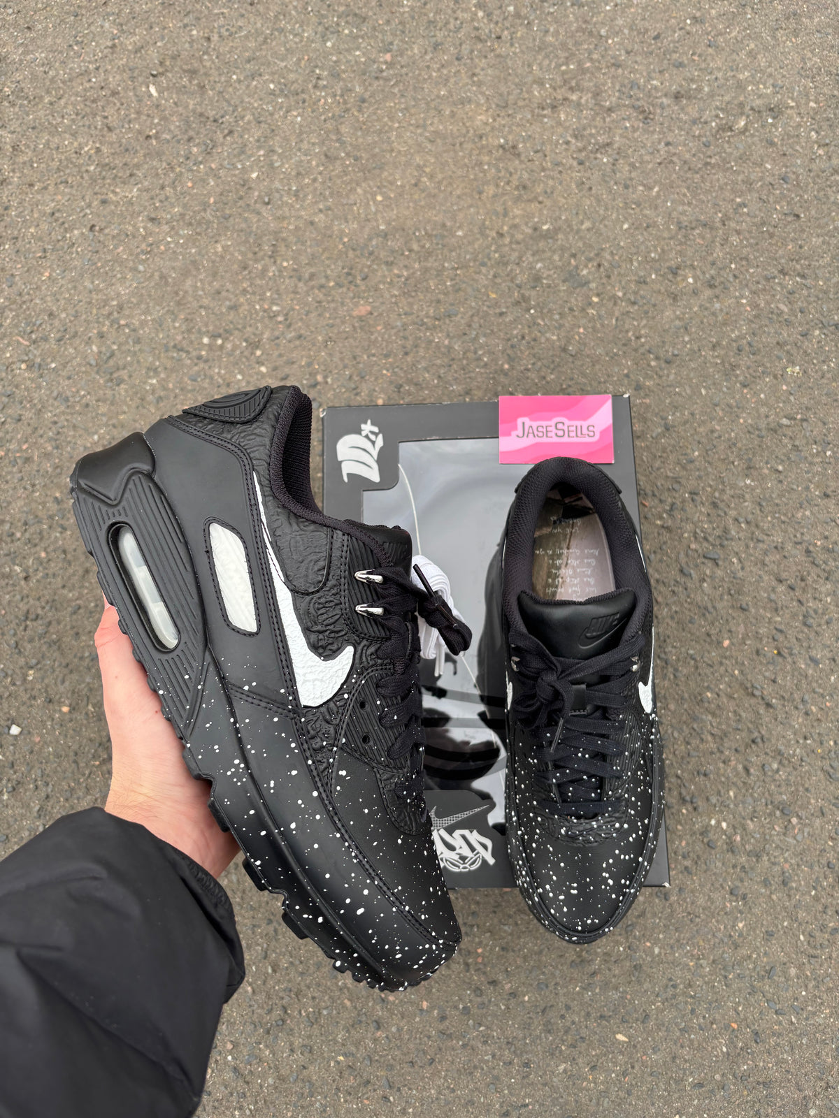 Nike Air Max 90/SLAWN ‘Black’ UK10.5 BN