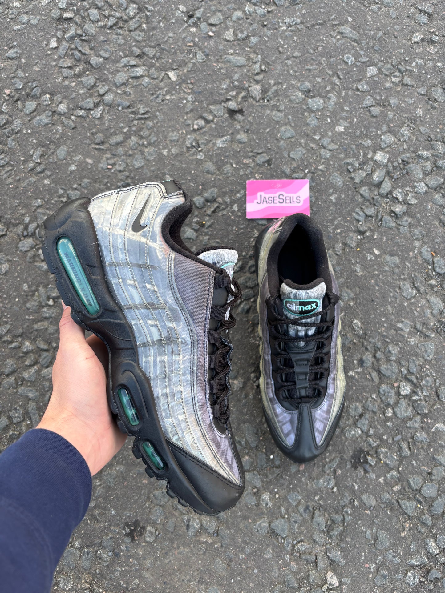 Nike Air Max 95 ‘X-Ray Black’ UK9