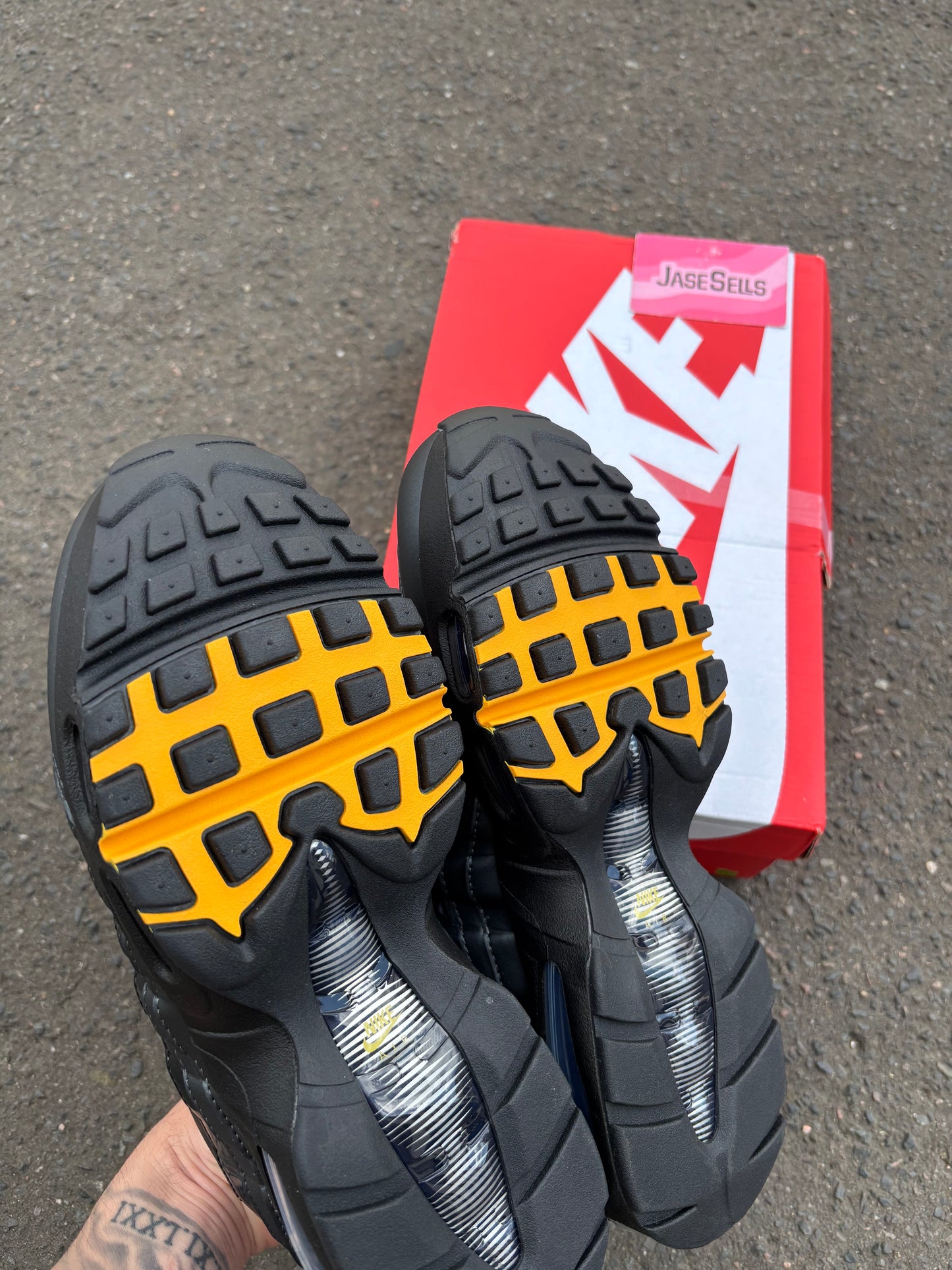 Nike Air Max 95 ‘T95 Black/Yellow’ UK7.5 BN