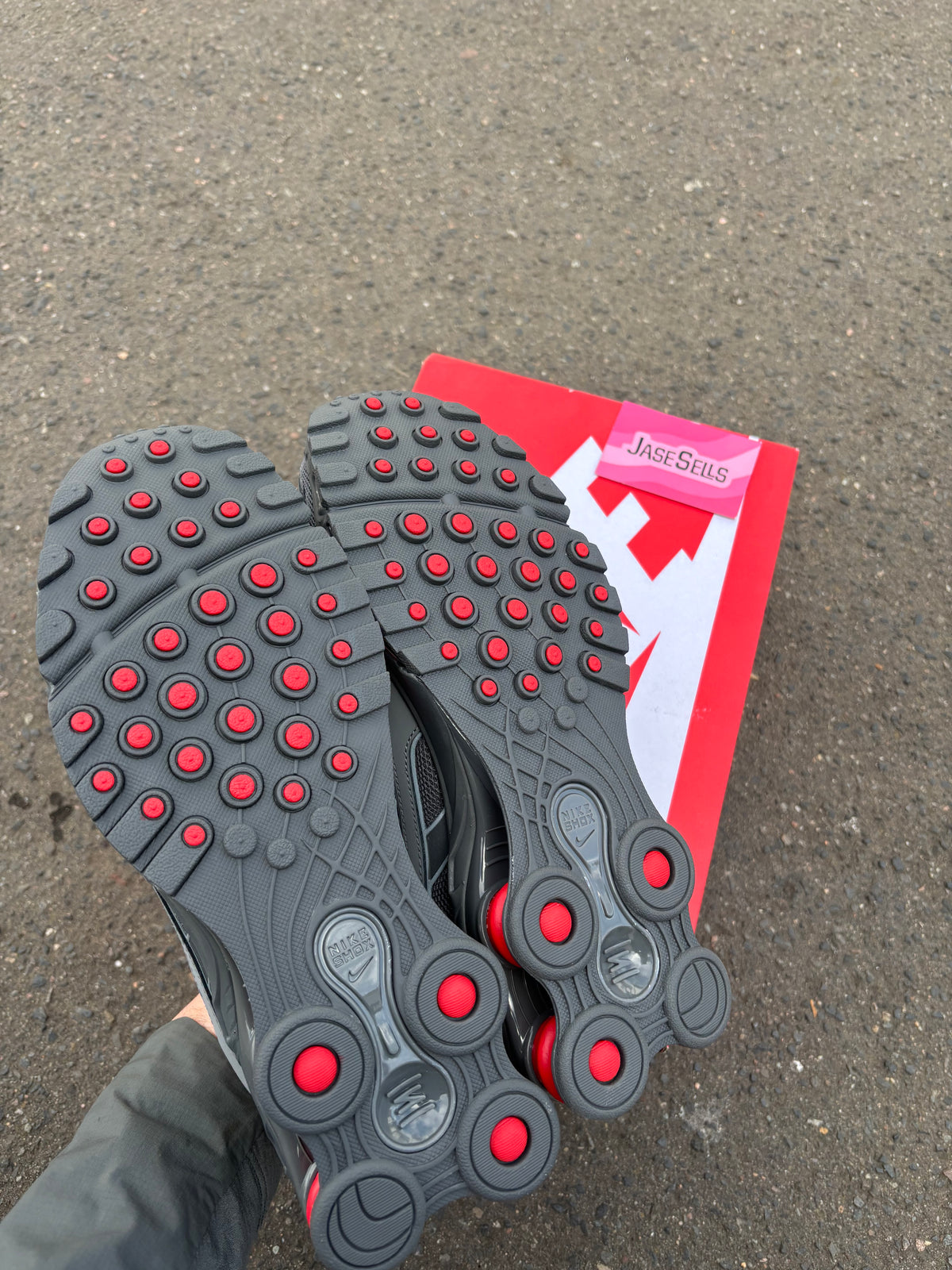 Nike Shox Ride 2 ‘Smoke Grey/Red’ UK8 BN