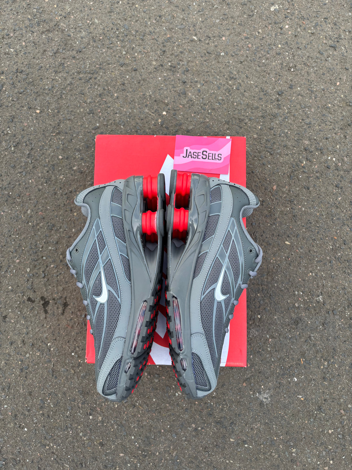 Nike Shox Ride 2 ‘Smoke Grey/Red’ UK8 BN