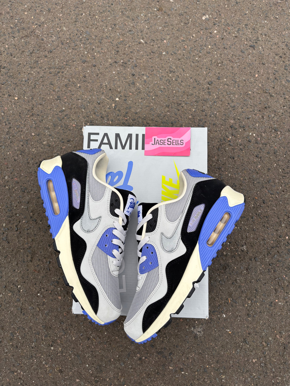 Nike Air Max 90/ Patta Waves ‘Sapphire’ UK8