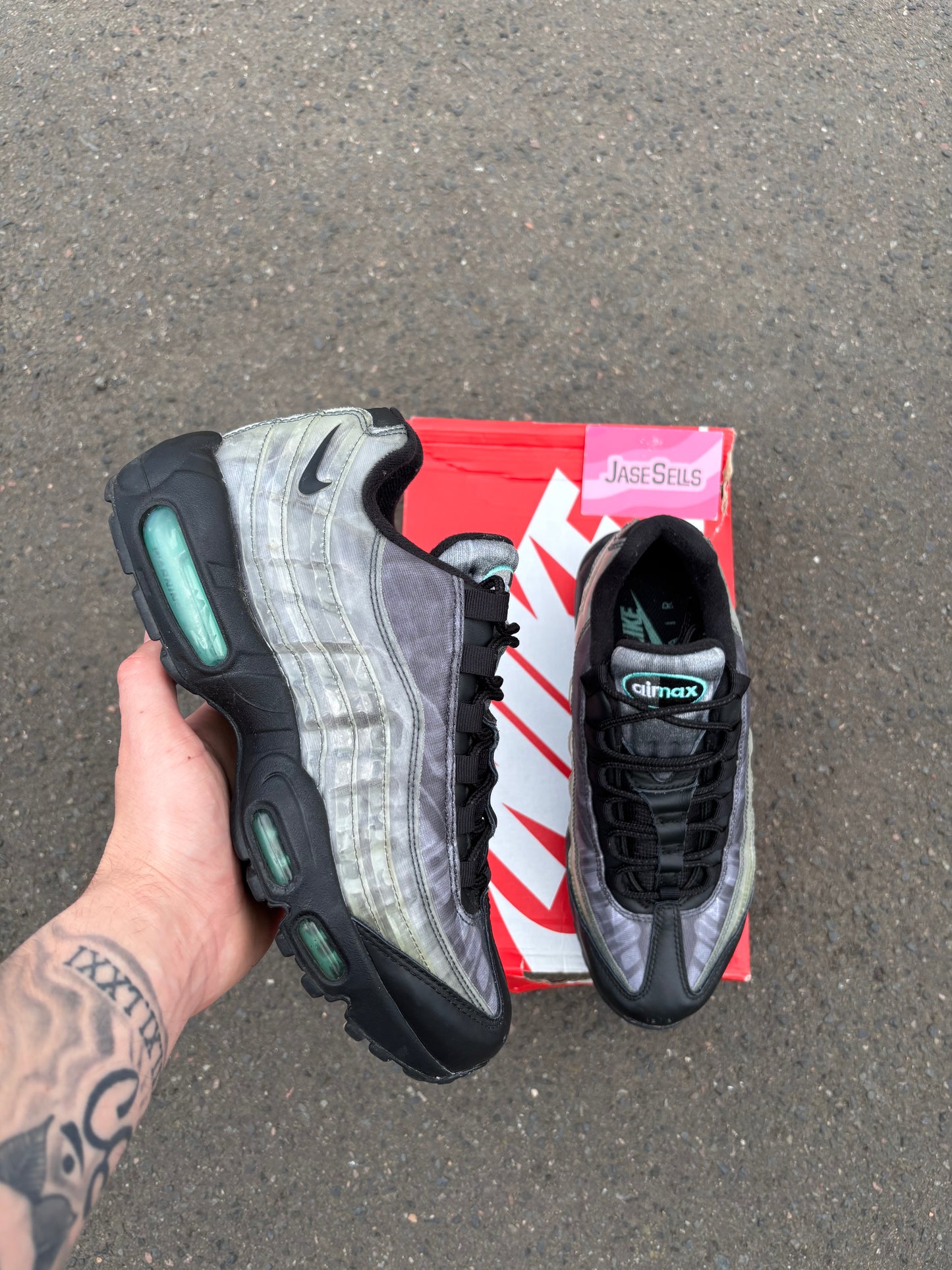 Nike Air Max 95 ‘X-Ray Black’ UK6