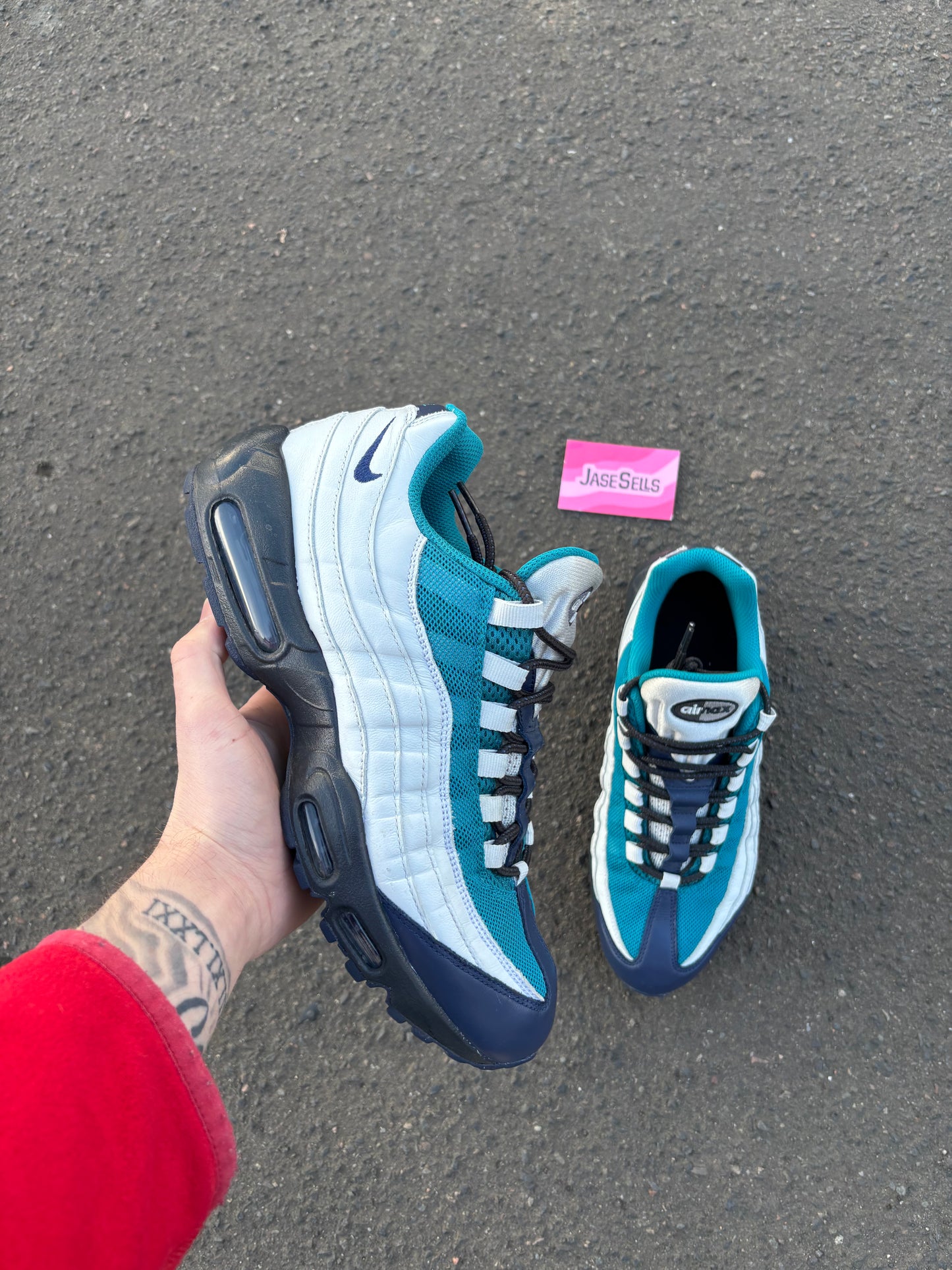 Nike Air Max 95 NBY ‘White/Teal/Navy’ UK9 (2024)