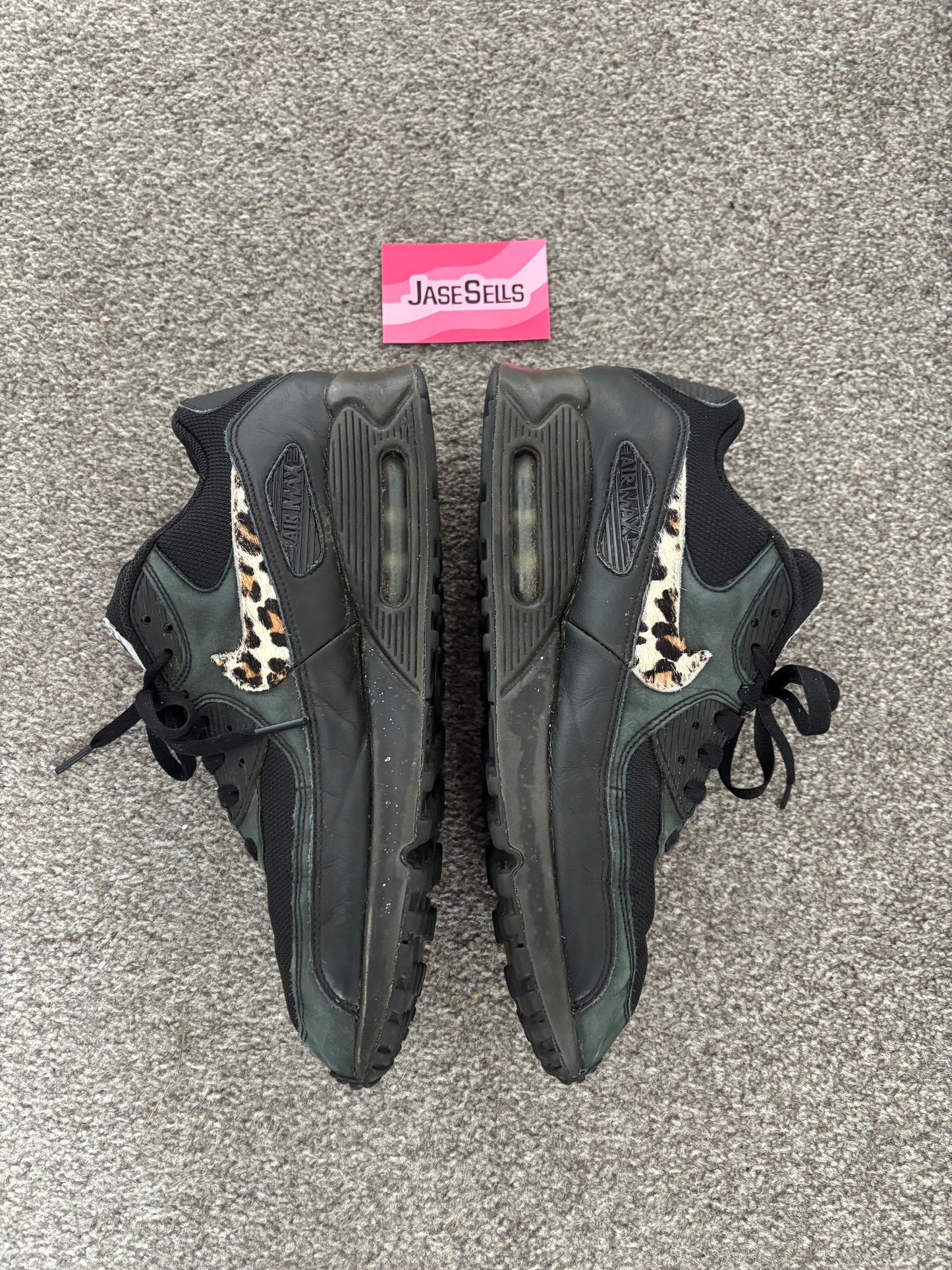 Nike Air Max 90 ID 'Leopard Swoosh' UK10 (2015)