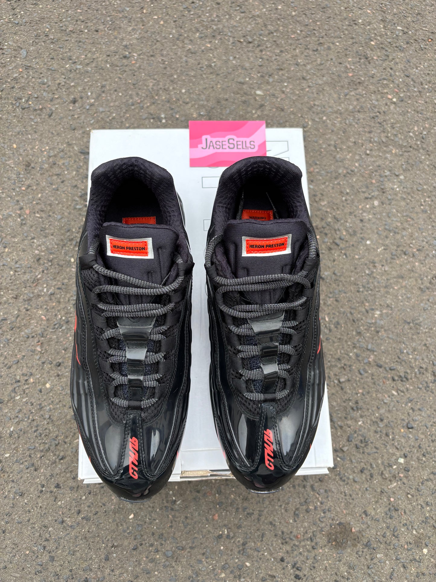 Nike Air Max 95 ID Heron Preston 'Orange/Black' UK8.5