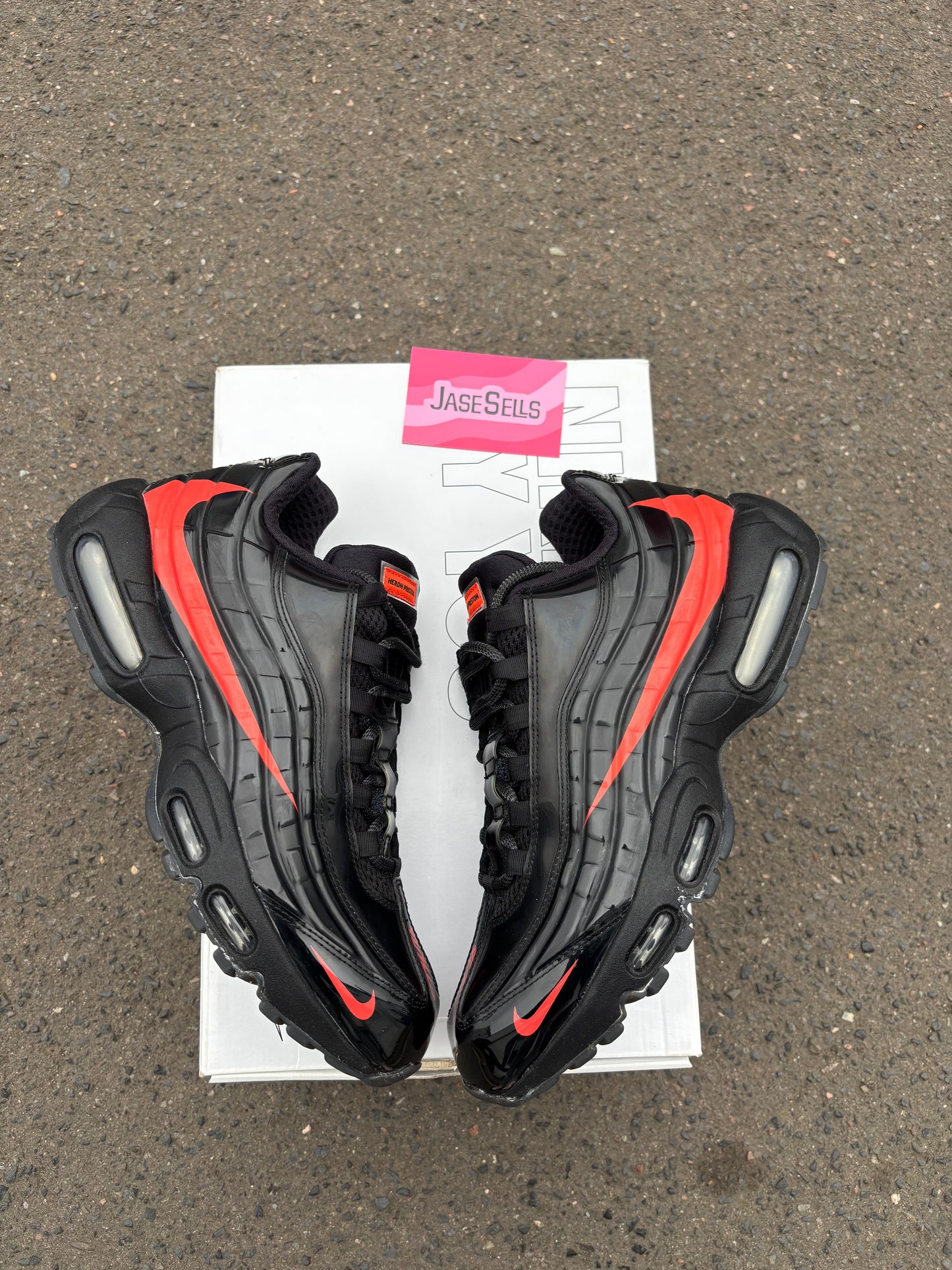 Nike Air Max 95 ID Heron Preston 'Orange/Black' UK8.5