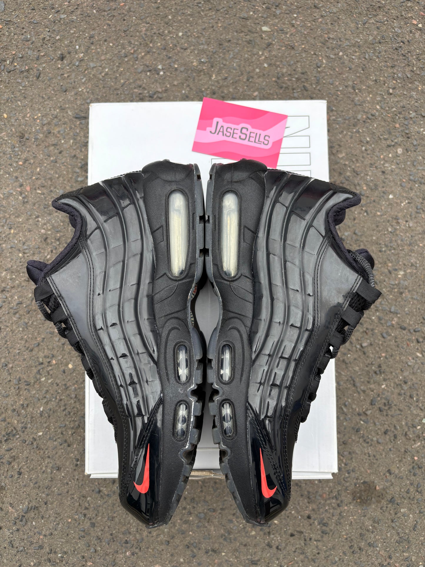 Nike Air Max 95 ID Heron Preston 'Orange/Black' UK8.5