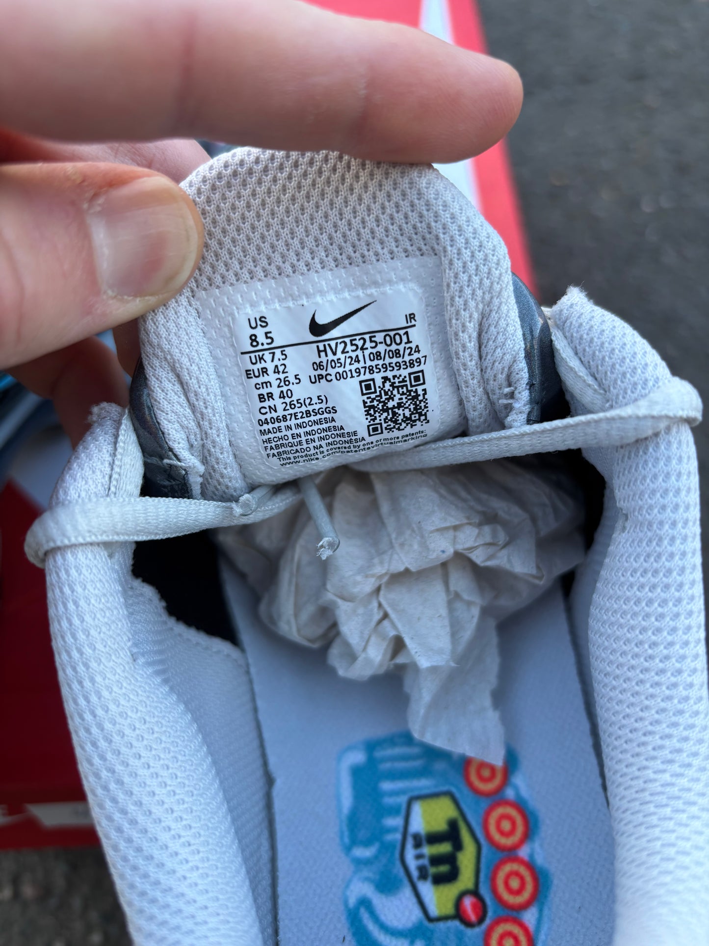 Nike Air Max Plus 'Iridescent' UK7.5 BN