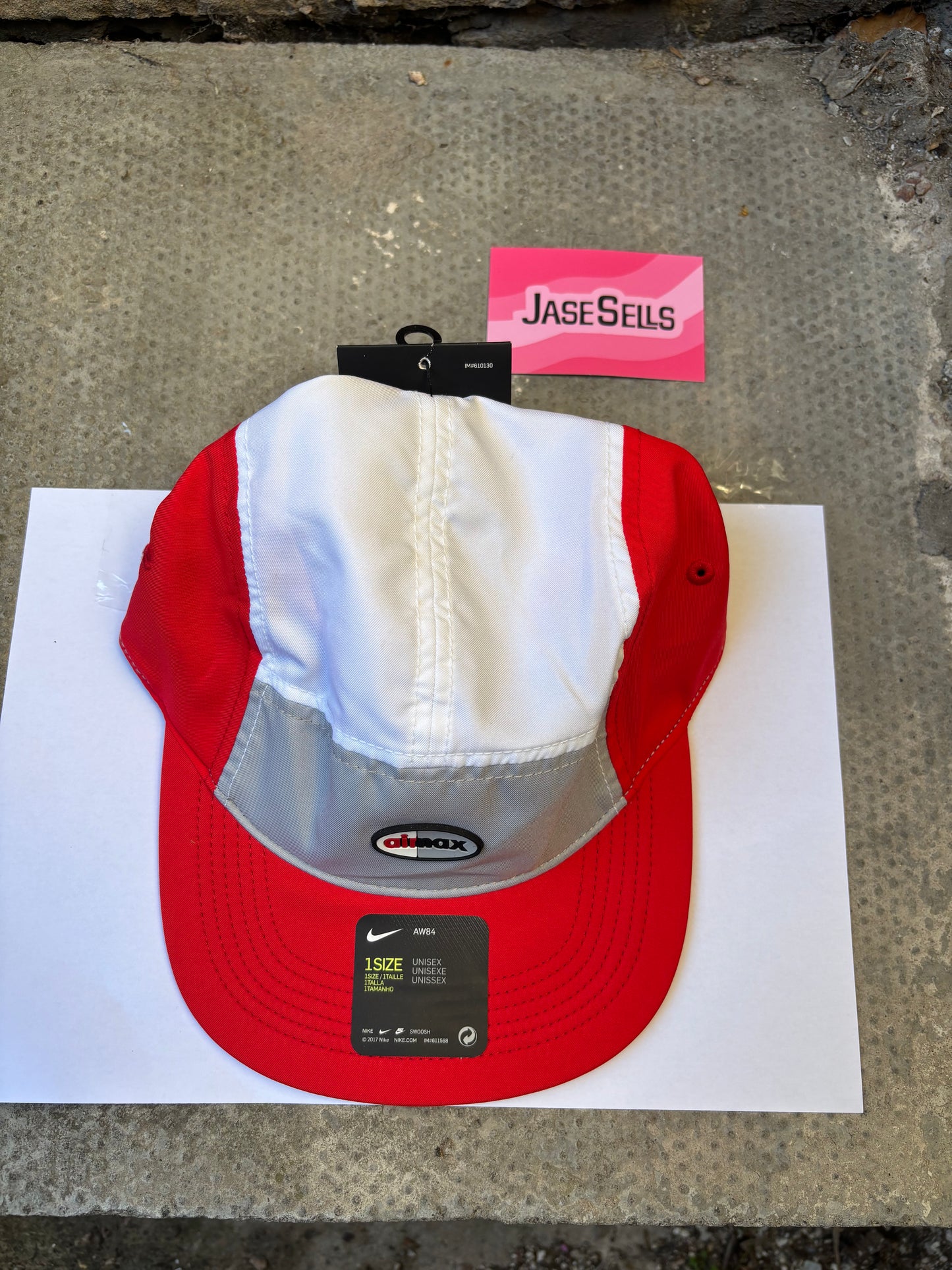 Nike Air Max AW84 Cap 'Red/Grey/White' BN