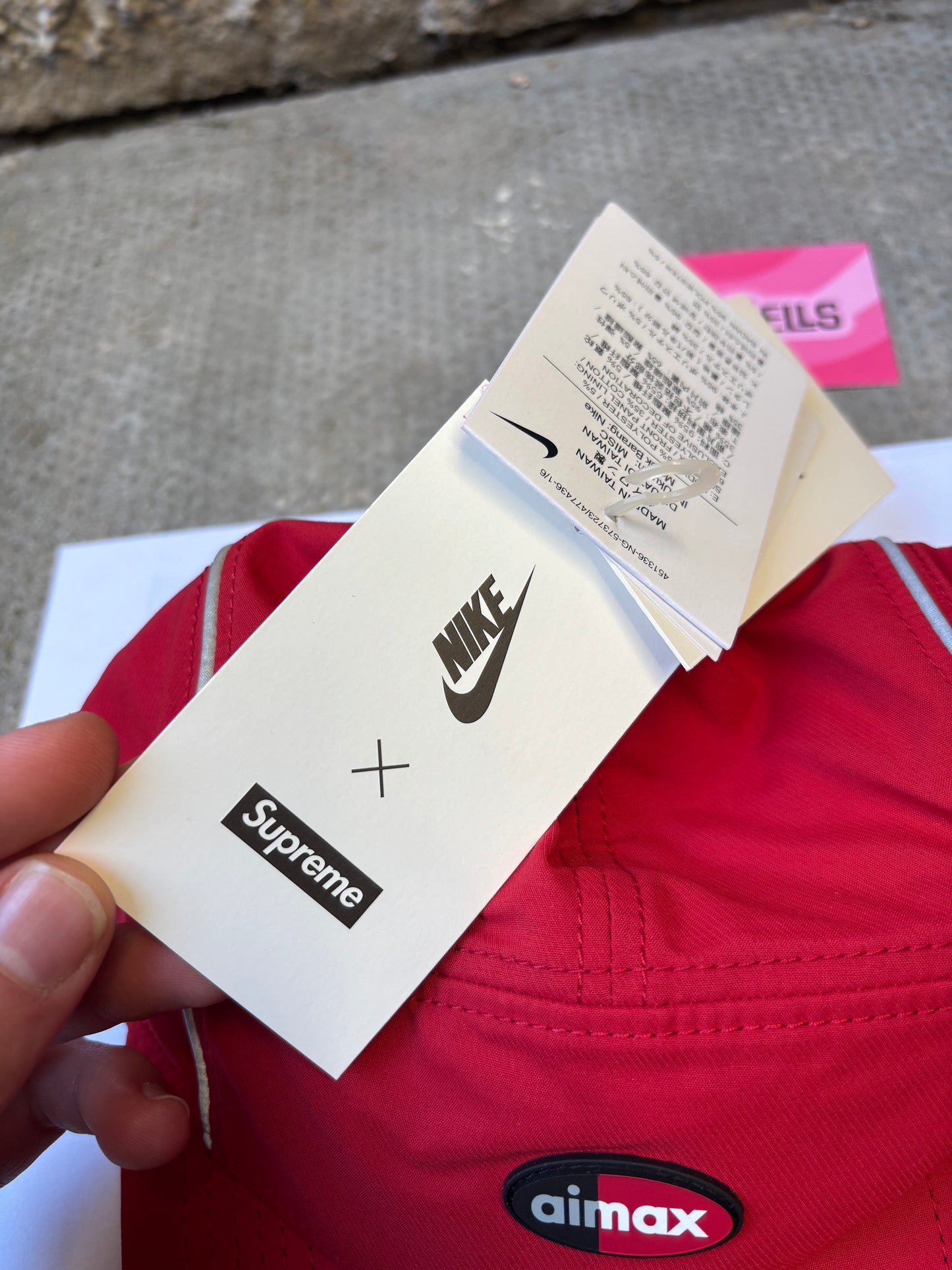 Nike Air Max AW84 Supreme Cap 'Red' (SS18) BN