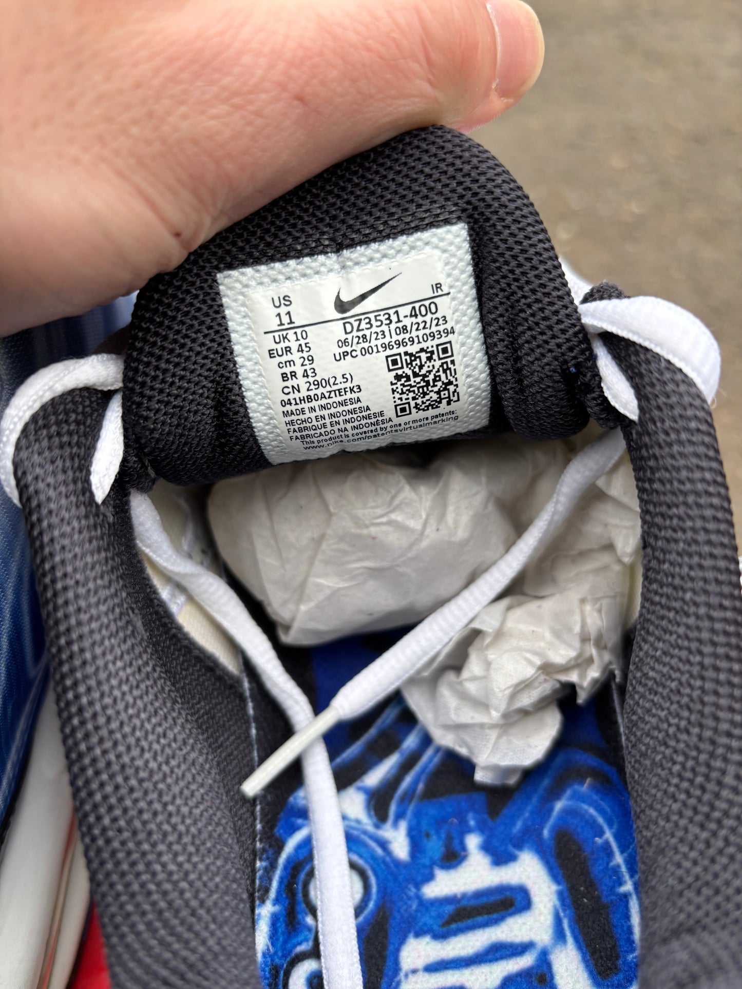 Nike Air Max Plus 'Light Photography Old Royal' UK10